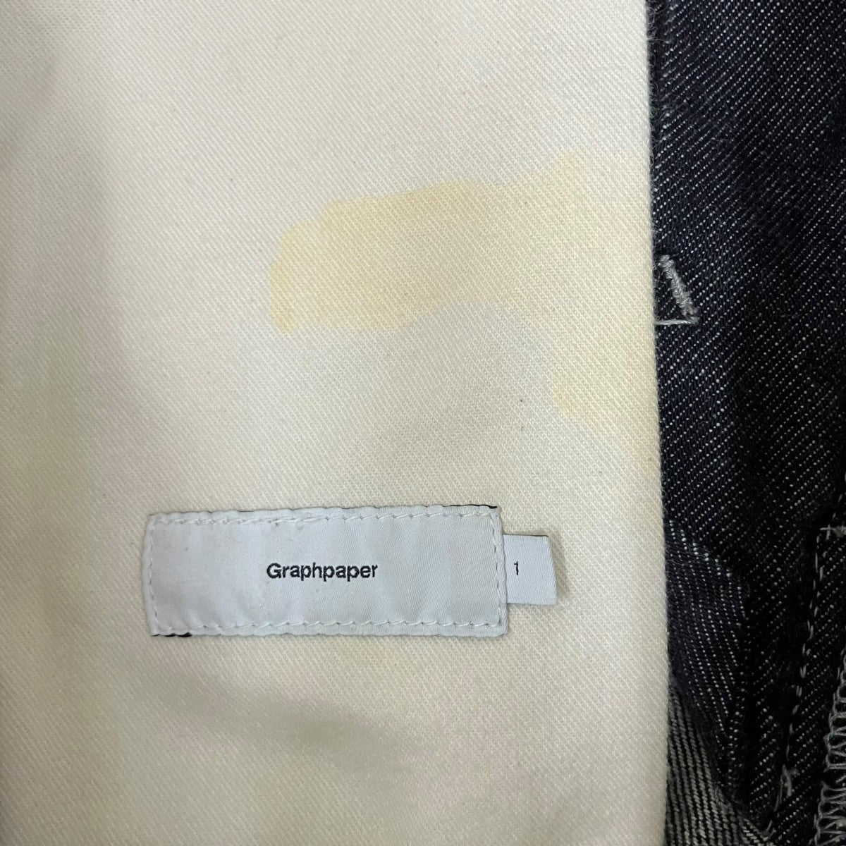 Graphpaper デニムパンツGU221-4013B 古着・中古-8枚目のアイテム画像