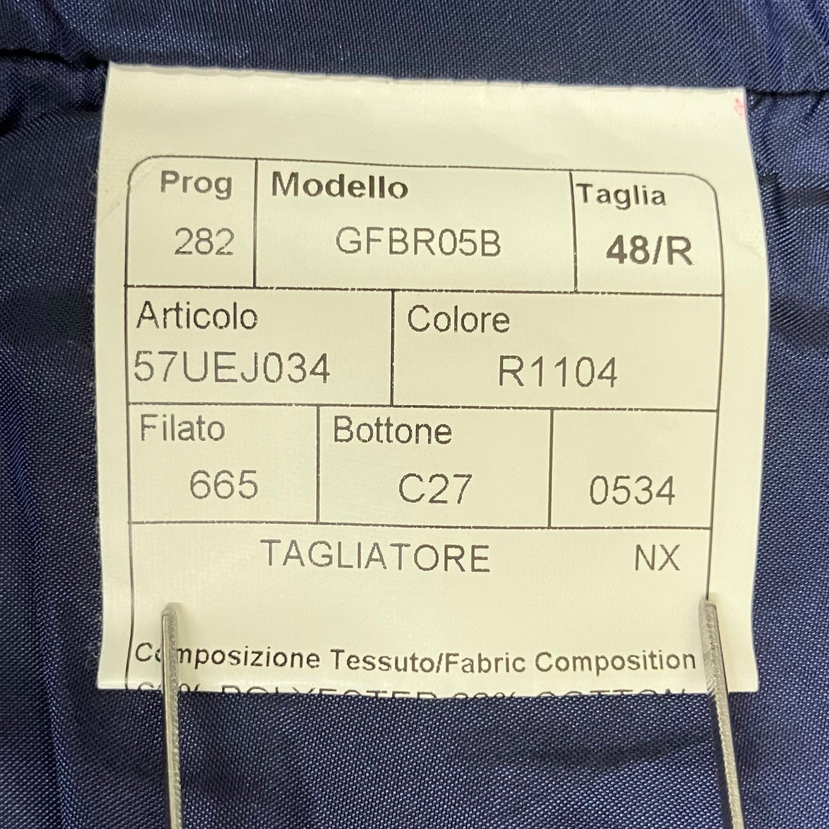 TAGLIATORE ベスト57UEJ034 古着・中古-4枚目のアイテム画像