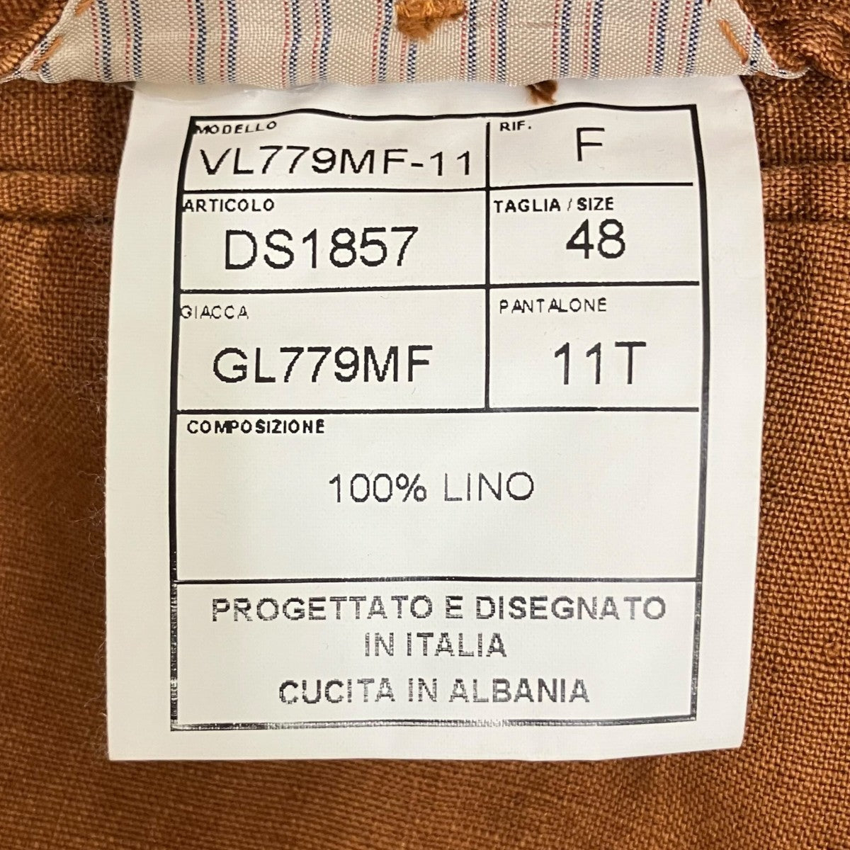 Santaniello セットアップスーツDS1857 古着・中古-4枚目のアイテム画像