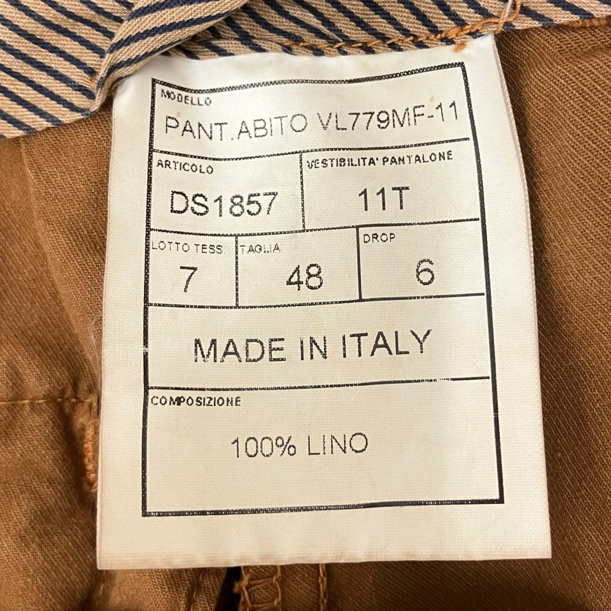 Santaniello セットアップスーツDS1857 古着・中古-9枚目のアイテム画像