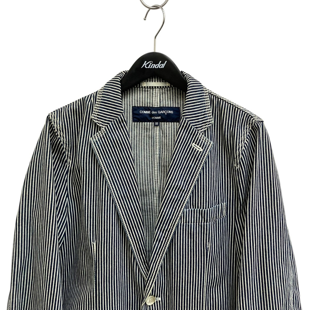 COMME des GARCONS HOMME AD2004ヒッコリーテーラードジャケットHA-J034 古着・中古-3枚目のアイテム画像