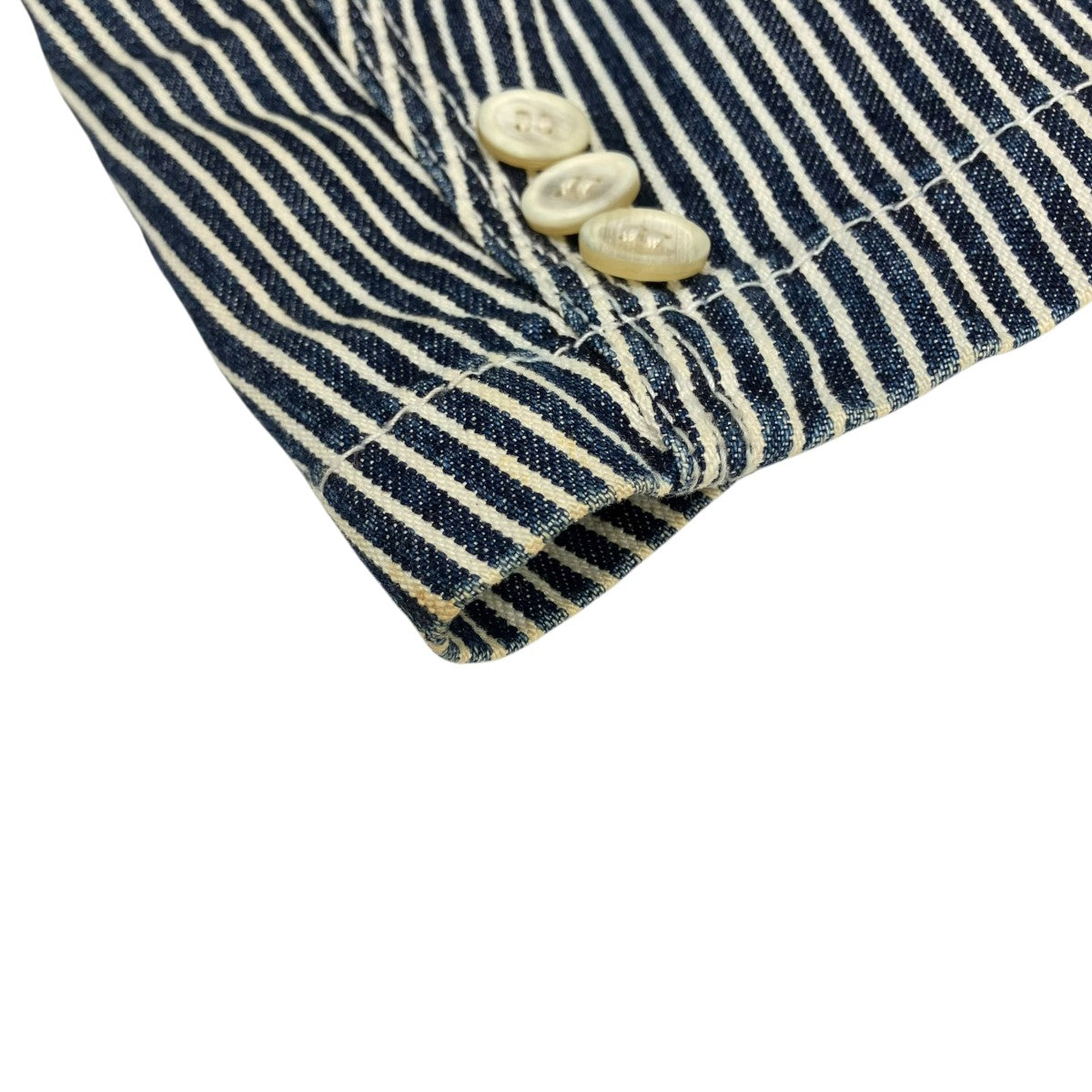 COMME des GARCONS HOMME AD2004ヒッコリーテーラードジャケットHA-J034 古着・中古-7枚目のアイテム画像