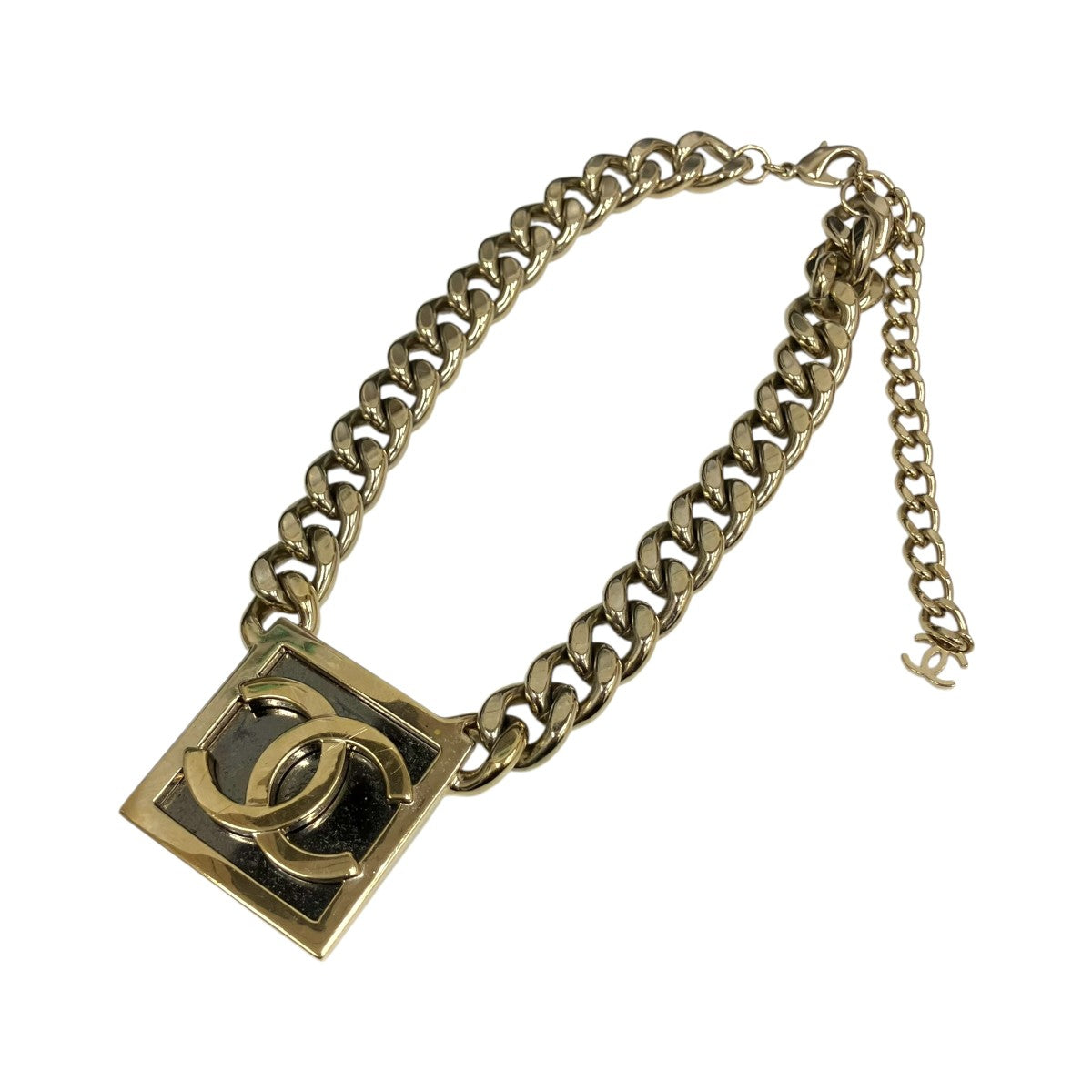 CHANEL CCロゴネックレス 古着・中古-1枚目のアイテム画像