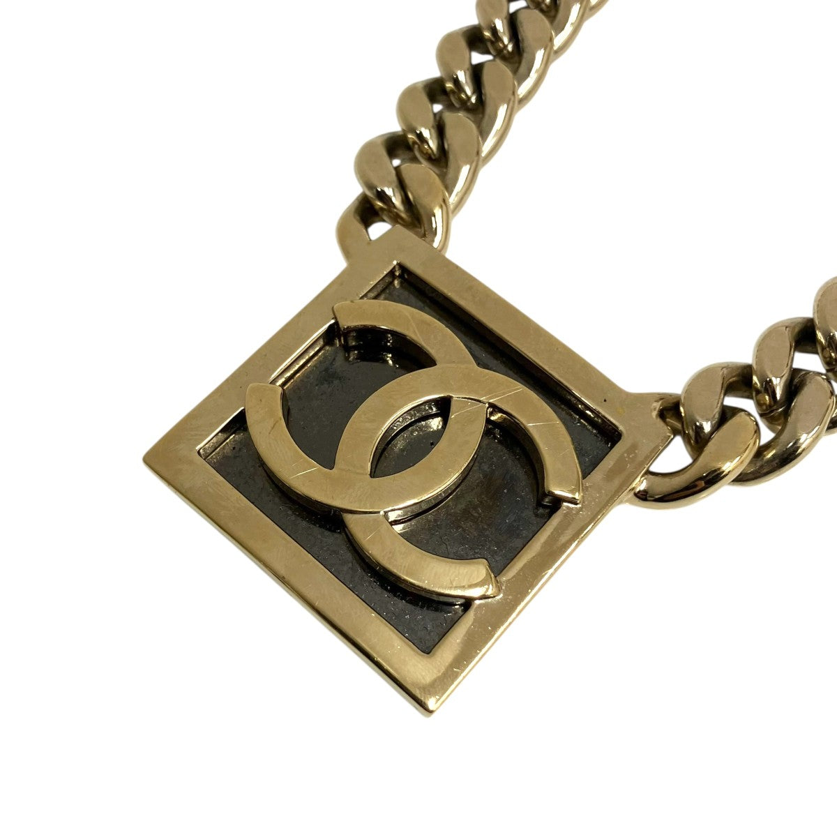 CHANEL CCロゴネックレス 古着・中古-2枚目のアイテム画像