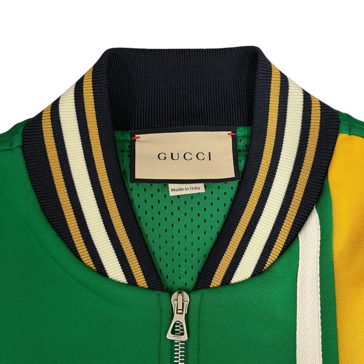 GUCCI テクニカル フロントロゴ刺繍 半袖ジャージ ジップジャケット 733519 古着・中古-5枚目のアイテム画像