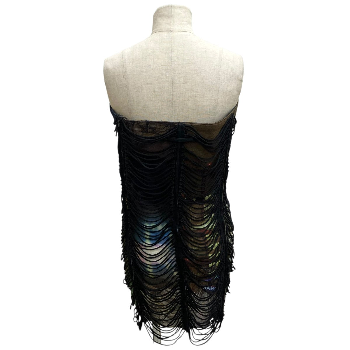 Jean Paul GAULTIER Slashing 3D City Mini Dressドレス24/27-F-RO182-T551-60405030 古着・中古-2枚目のアイテム画像