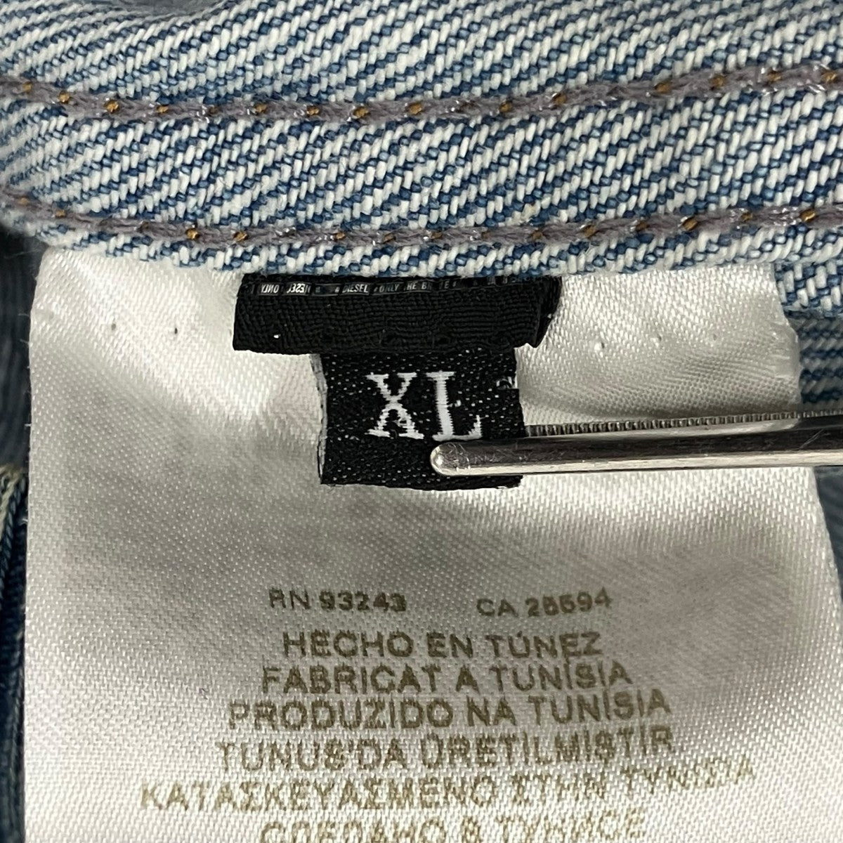 DIESEL DE-KIDDOデニムブルゾン09I29 古着・中古-8枚目のアイテム画像