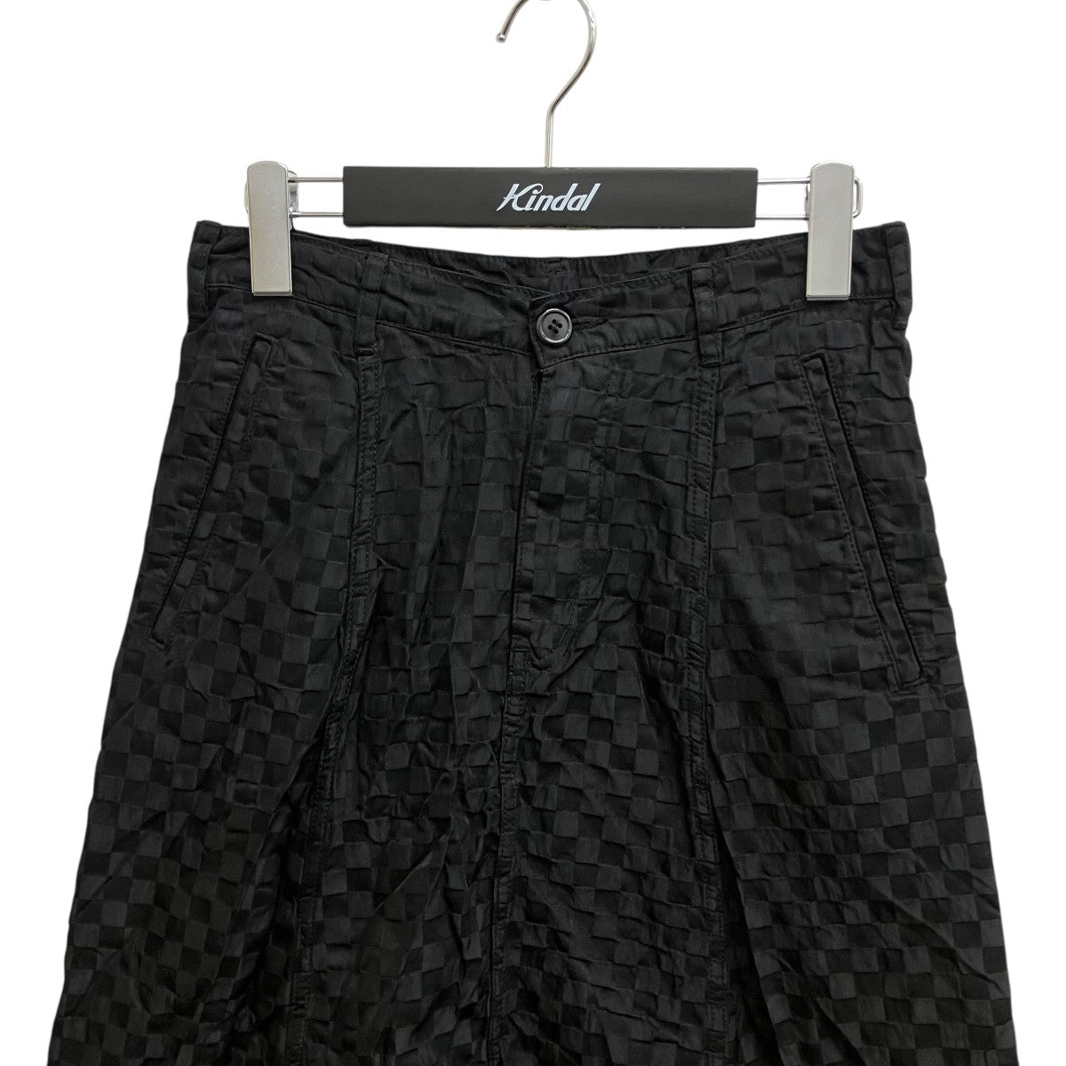 COMME des GARCONS COMME des GARCONS AD2005 縮絨 チェッカーフラッグサルエルパンツRQ-P007 古着・中古-3枚目のアイテム画像
