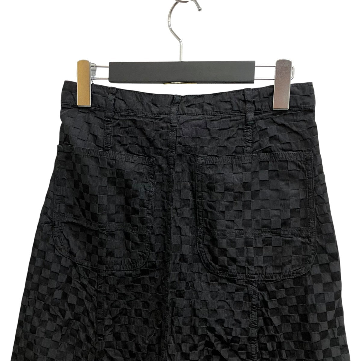 COMME des GARCONS COMME des GARCONS AD2005 縮絨 チェッカーフラッグサルエルパンツRQ-P007 古着・中古-4枚目のアイテム画像