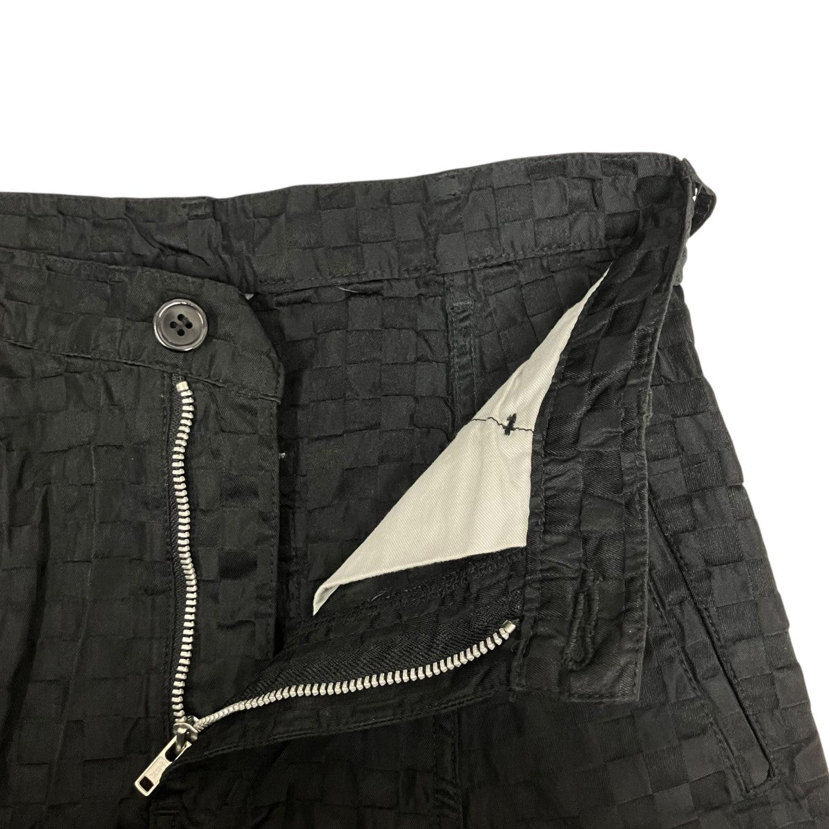 COMME des GARCONS COMME des GARCONS AD2005 縮絨 チェッカーフラッグサルエルパンツRQ-P007 古着・中古-6枚目のアイテム画像