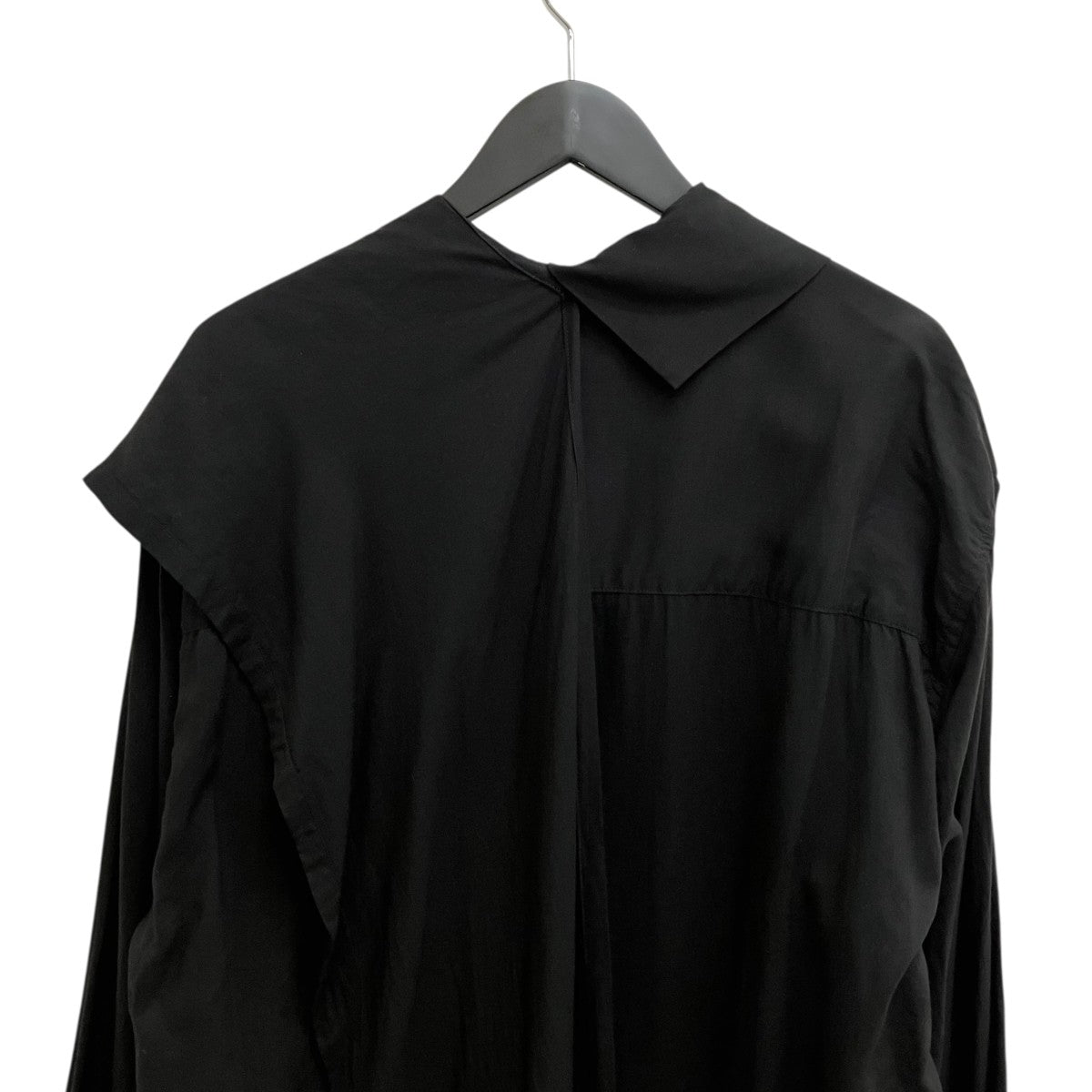 Yohji Yamamoto pour homme 20AW衿ストールブラウスロングシャツHR-B42-212 古着・中古-4枚目のアイテム画像