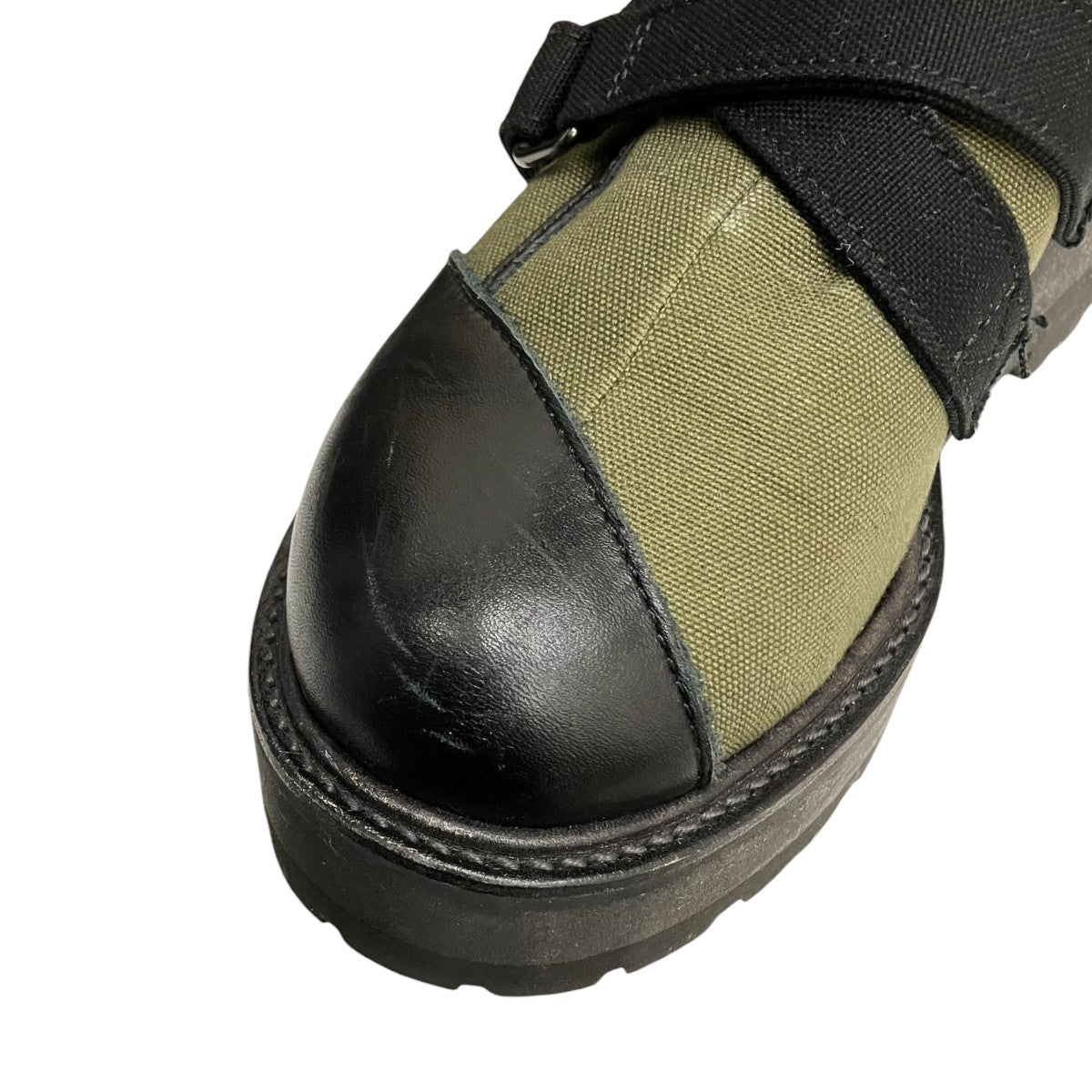 CANVAS + CHROME SPIRAL NECK BOOTSブーツLL-E01-880-1