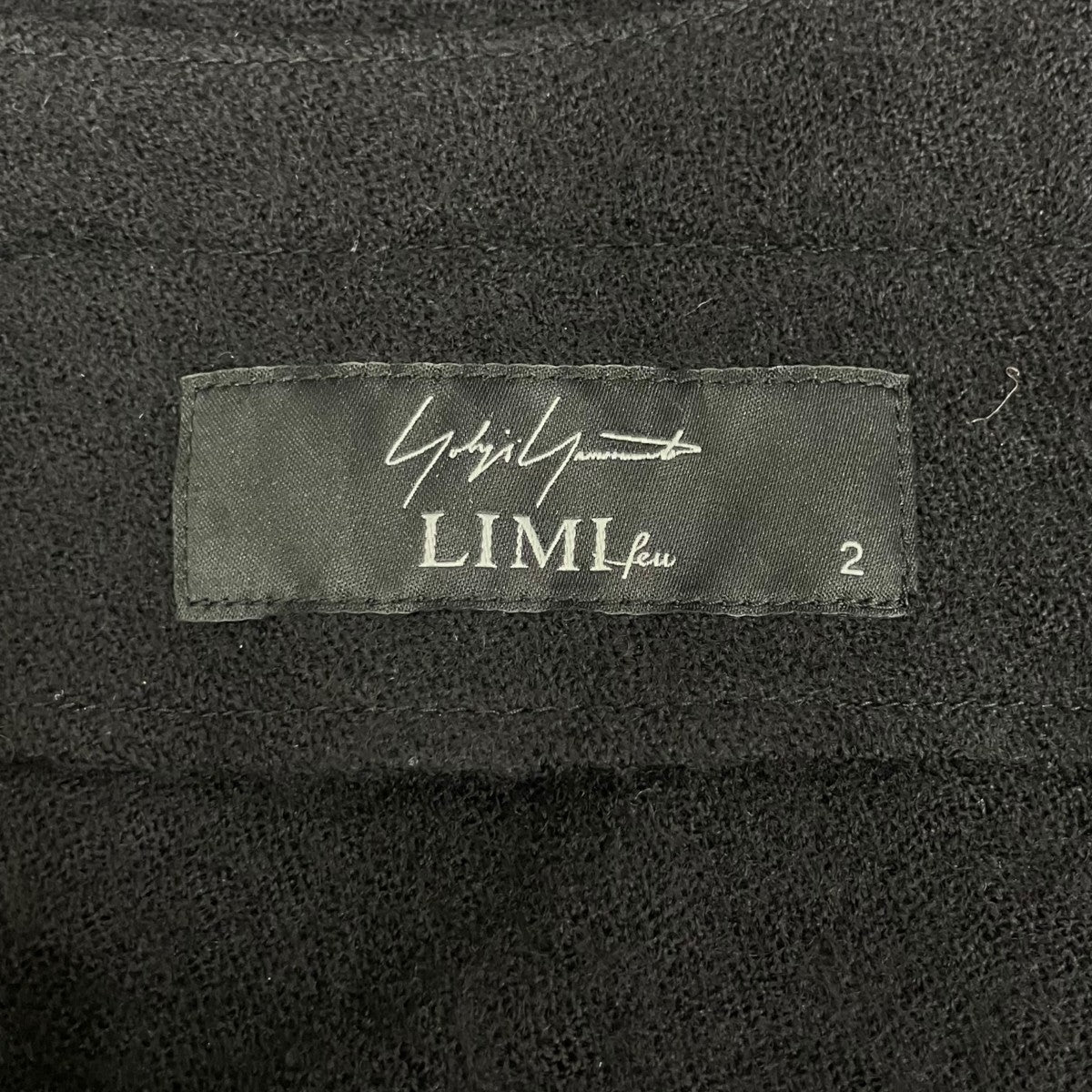 WOOL GAUZE FRILLED BLOUSE薄手ニットLL-B05-118