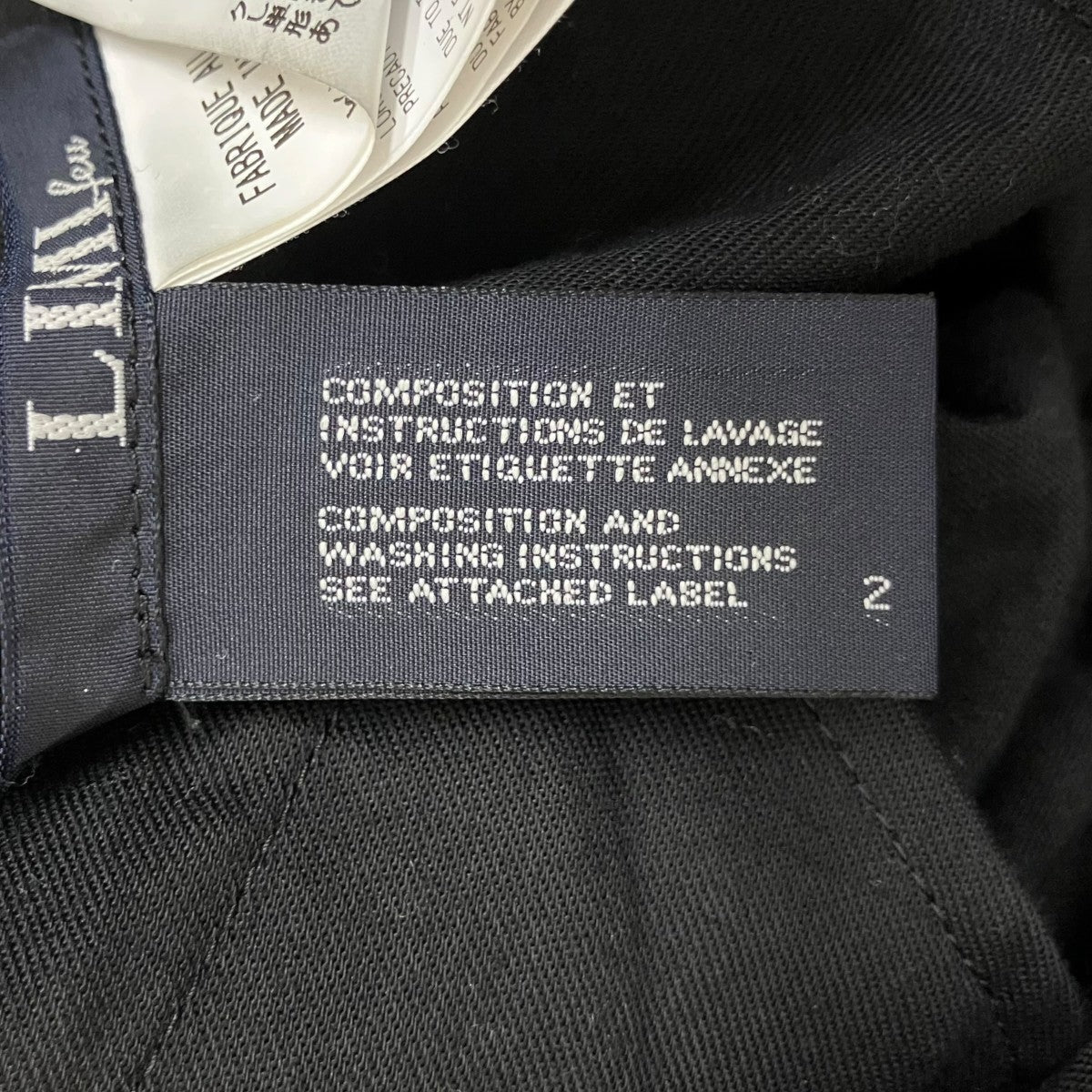 LIMI feu POPLIN FRONT RIBBON OVERALLSオーバーオールLP-D10-006 古着・中古-8枚目のアイテム画像