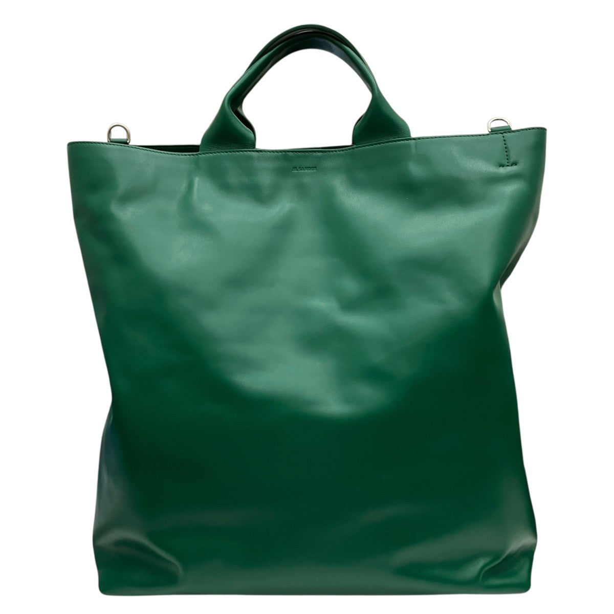 JIL SANDER レザーショルダーバッグ 古着・中古-1枚目のアイテム画像