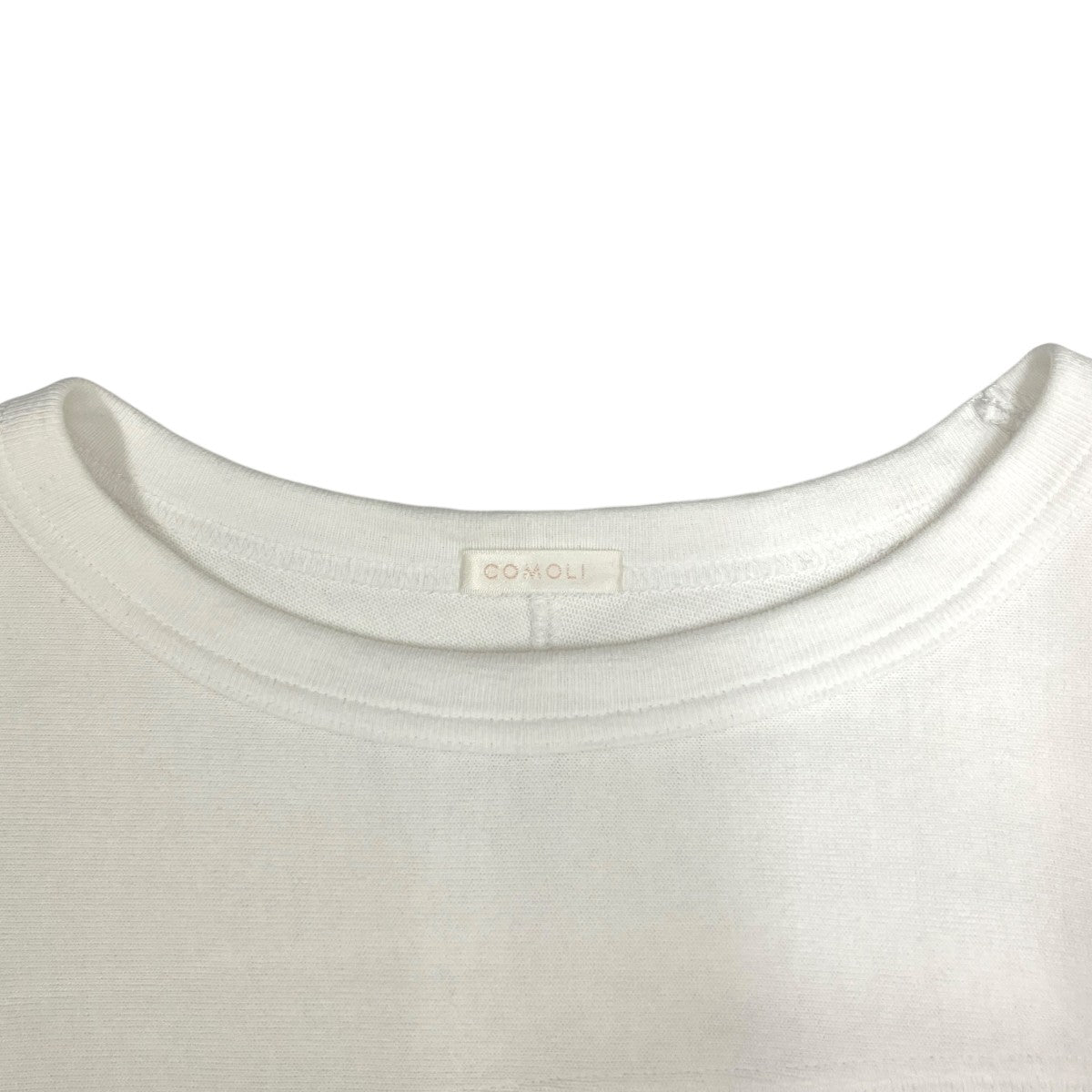 COMOLI(コモリ) フットボールTシャツ W03-05007 W03-05007 ホワイト