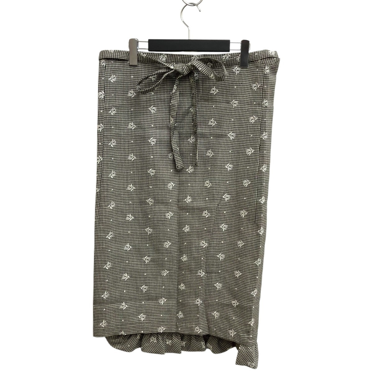 ROBE DE CHAMBRE COMME DES GARCONS AD2001千鳥格子巻きスカートRC-S006 古着・中古-2枚目のアイテム画像