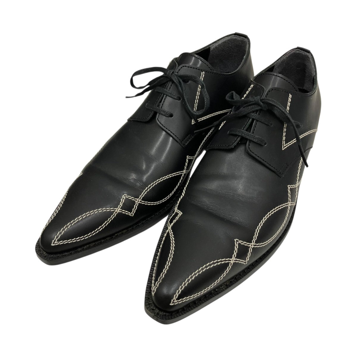 tricot COMME des GARCONS ステッチ ドレスシューズTK-02104 古着・中古-1枚目のアイテム画像