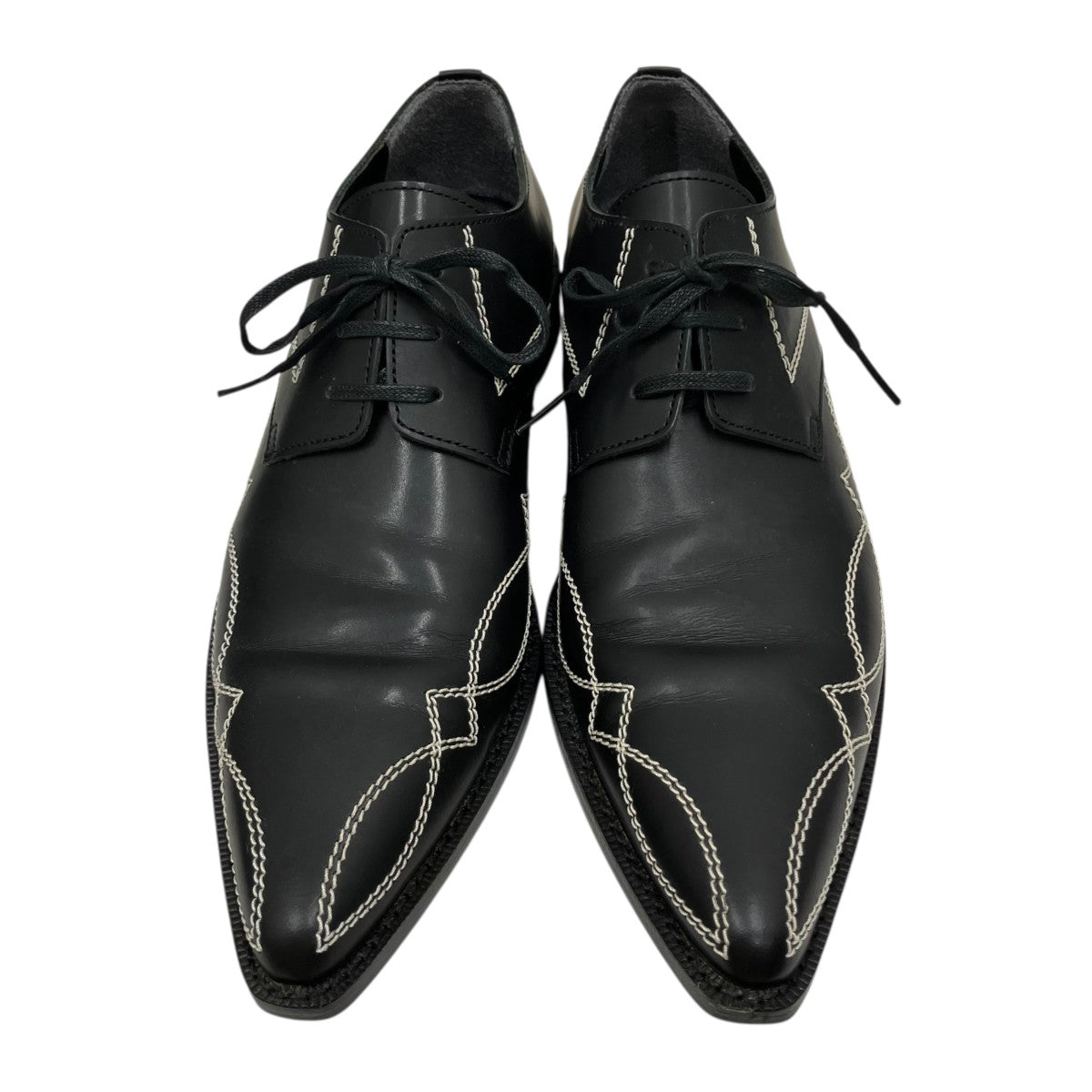 tricot COMME des GARCONS ステッチ ドレスシューズTK-02104 古着・中古-2枚目のアイテム画像