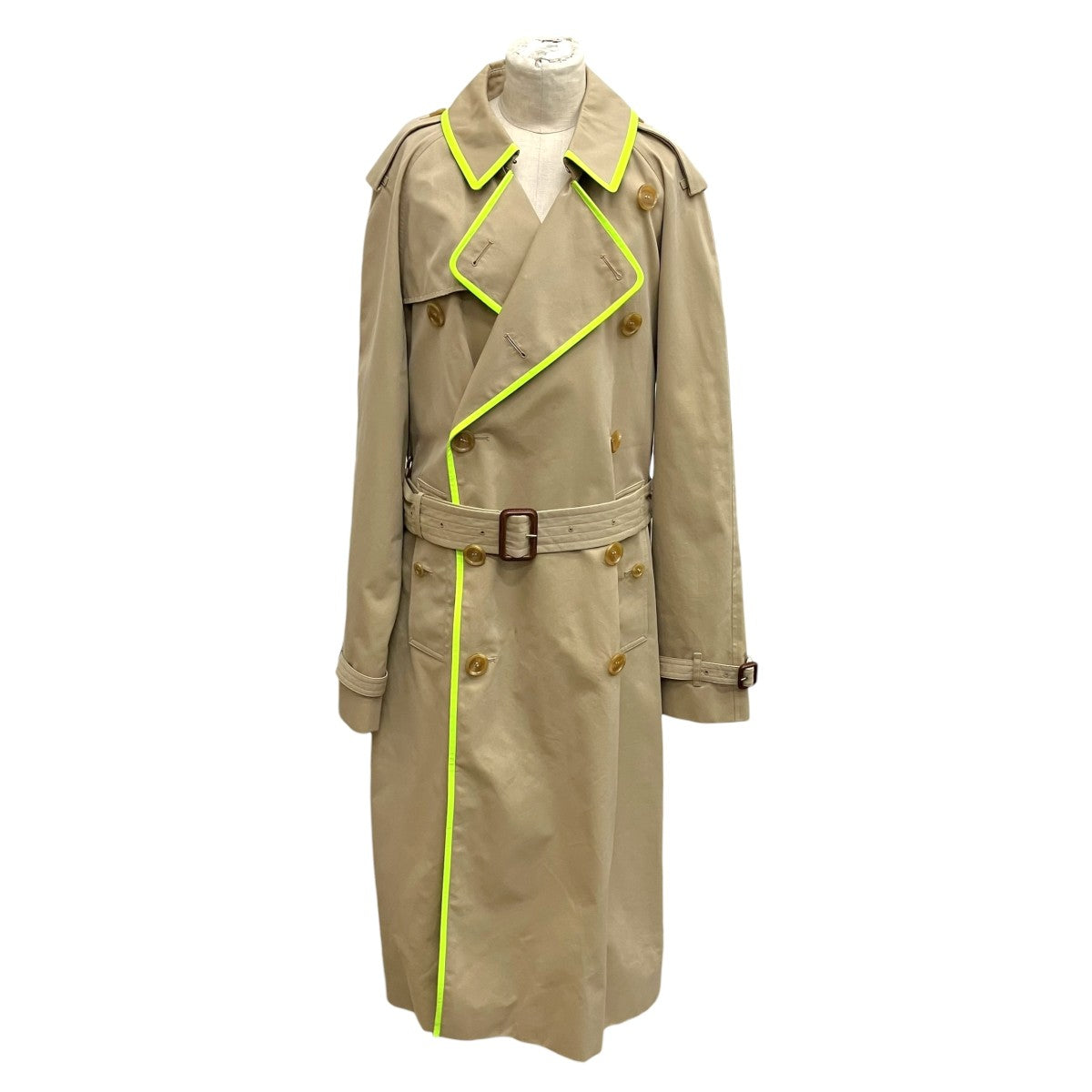 BURBERRY LONDON Honey Beige Canvas Trench Coatトレンチコート4069176 古着・中古-1枚目のアイテム画像