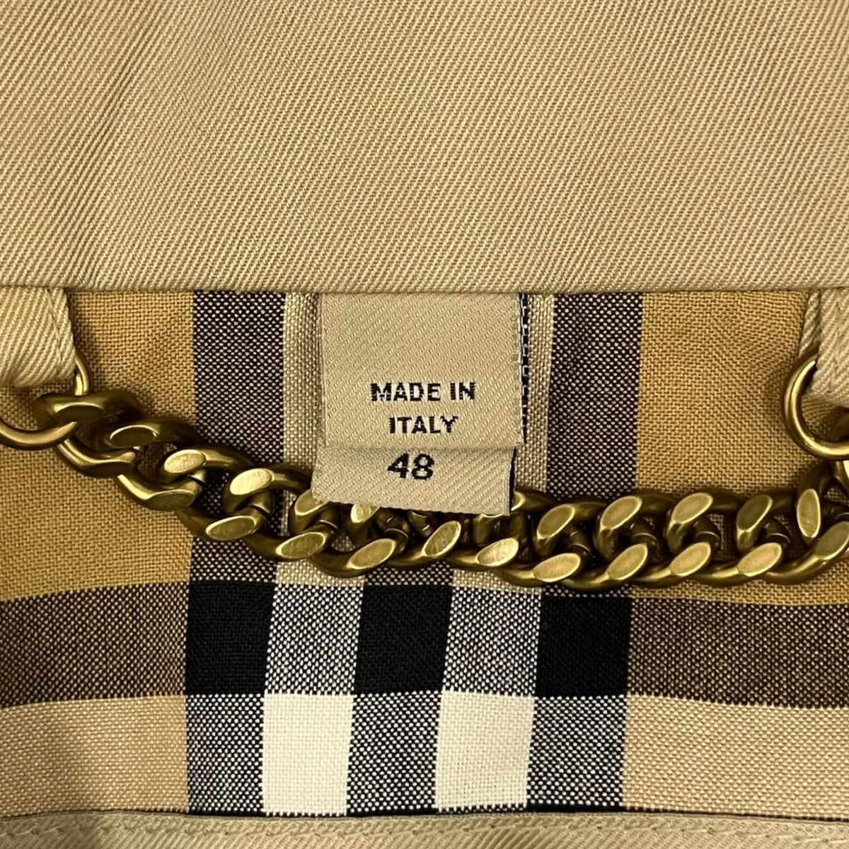 BURBERRY LONDON Honey Beige Canvas Trench Coatトレンチコート4069176 古着・中古-10枚目のアイテム画像