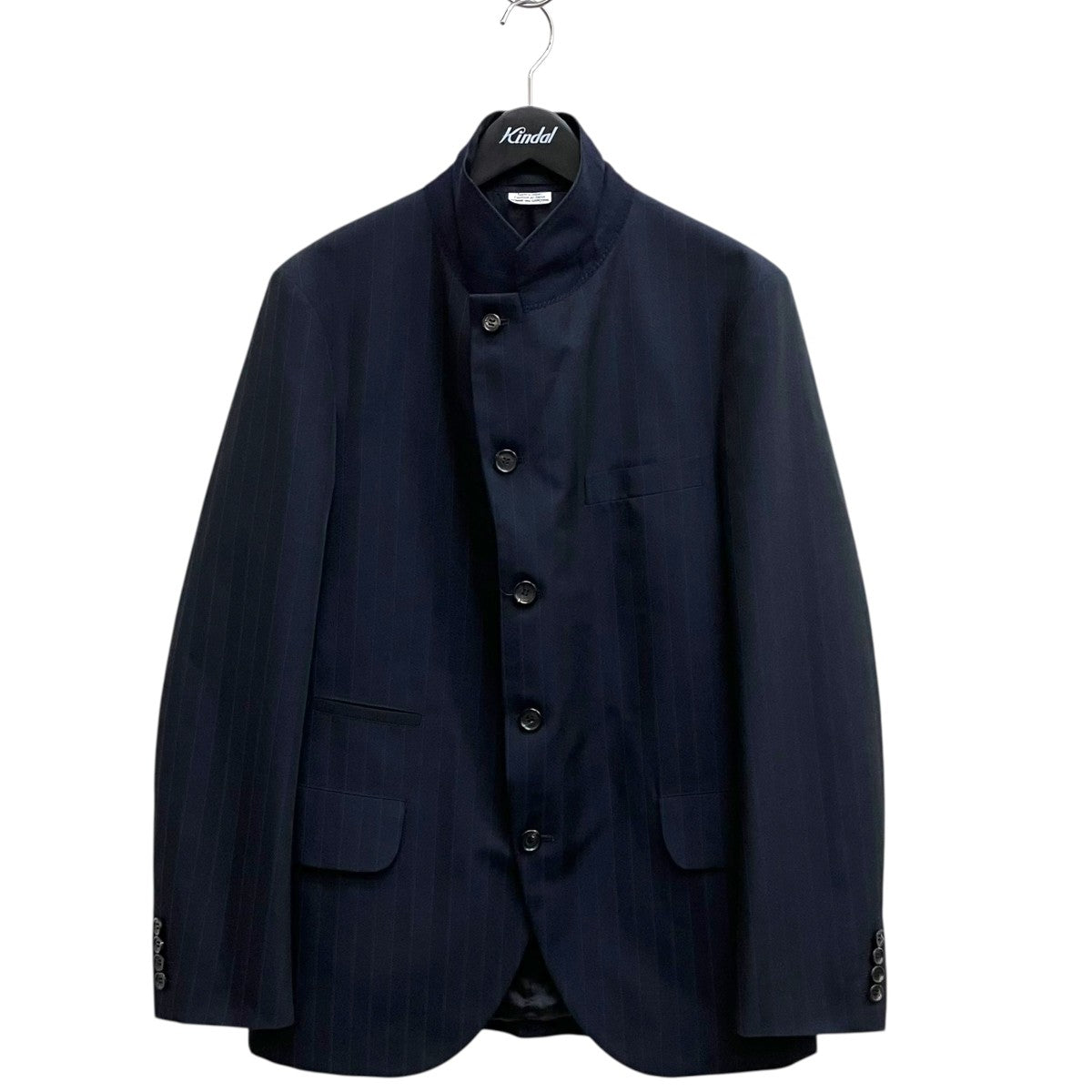 COMME des GARCONS HOMME DEUX 25AWエステルヘリンボーンストライプテーラードジャケットDP-J027 古着・中古-1枚目のアイテム画像
