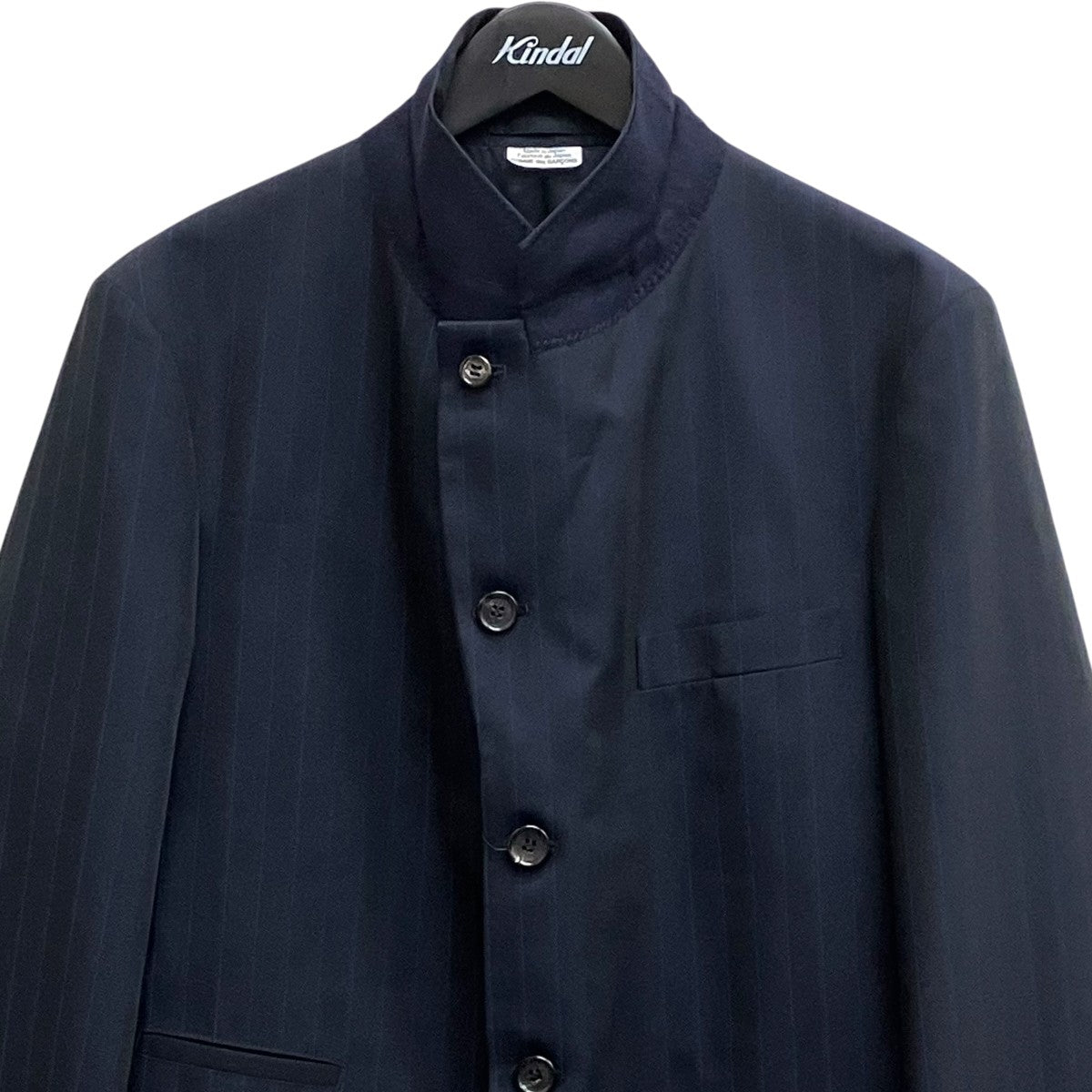 COMME des GARCONS HOMME DEUX 25AWエステルヘリンボーンストライプテーラードジャケットDP-J027 古着・中古-3枚目のアイテム画像
