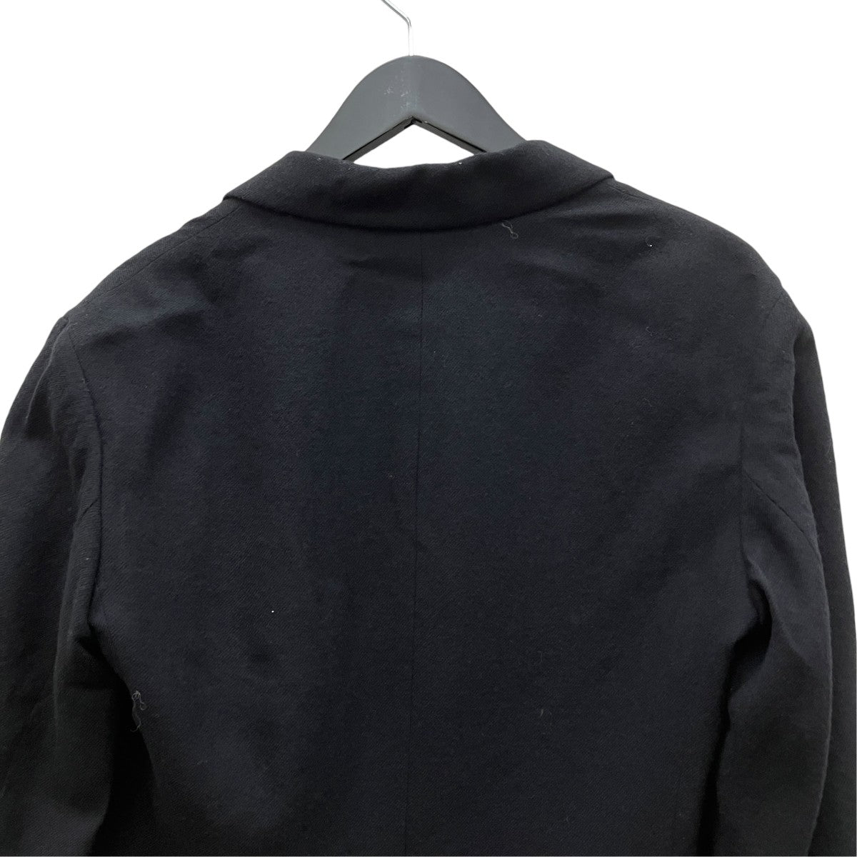 s’yte WOOL VIYELLA ASYMMETRICAL PLEATED JACKET UB-J02-102 古着・中古-4枚目のアイテム画像