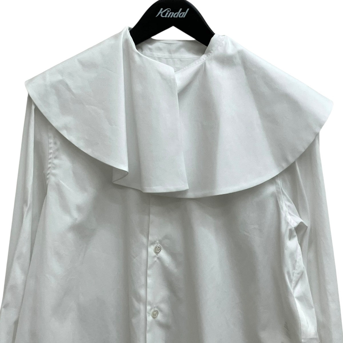 noir kei ninomiya ラッフルカラーブラウス 3P-B004 古着・中古-3枚目のアイテム画像