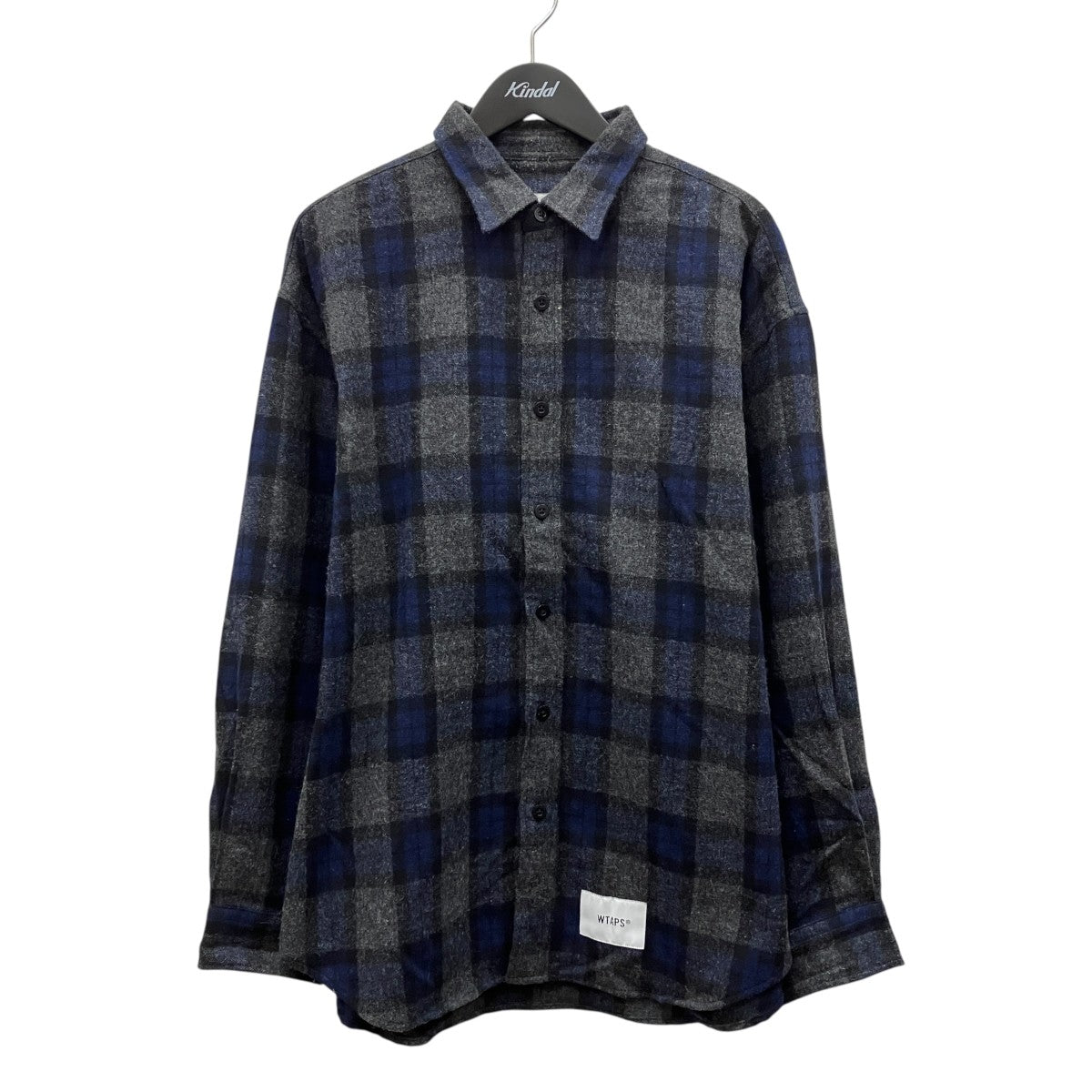 WTAPS 25AW TXT 01 LS WOPL． TWEED． TEXTILE． OF ／252TQDT-SHM03 古着・中古-1枚目のアイテム画像