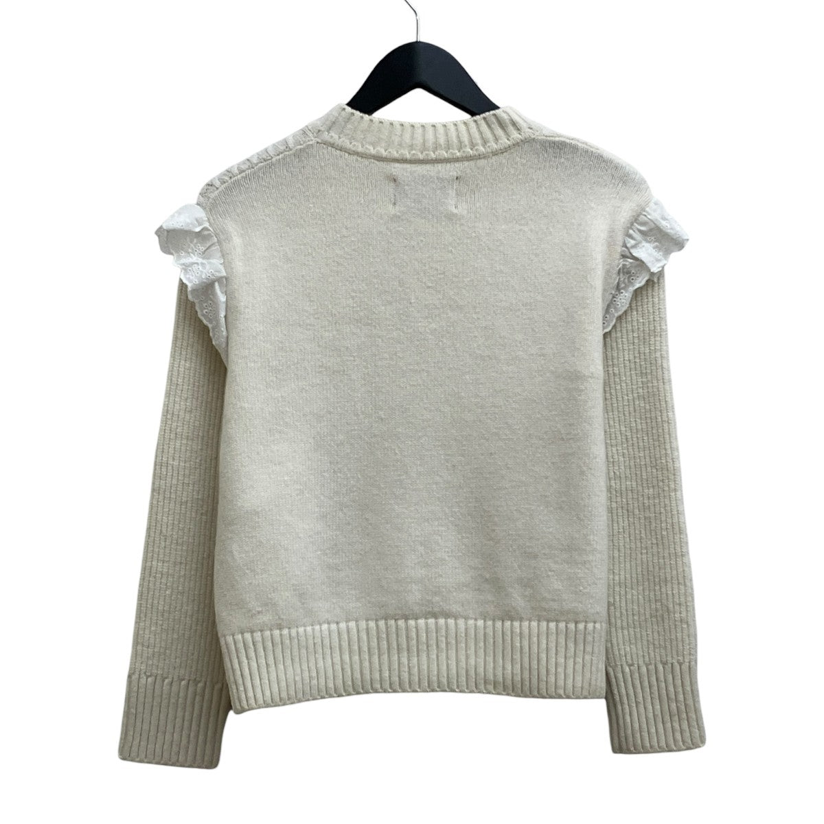 25AW パッチワークフリルレースニット 9A210