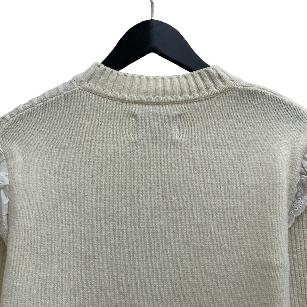 25AW パッチワークフリルレースニット 9A210
