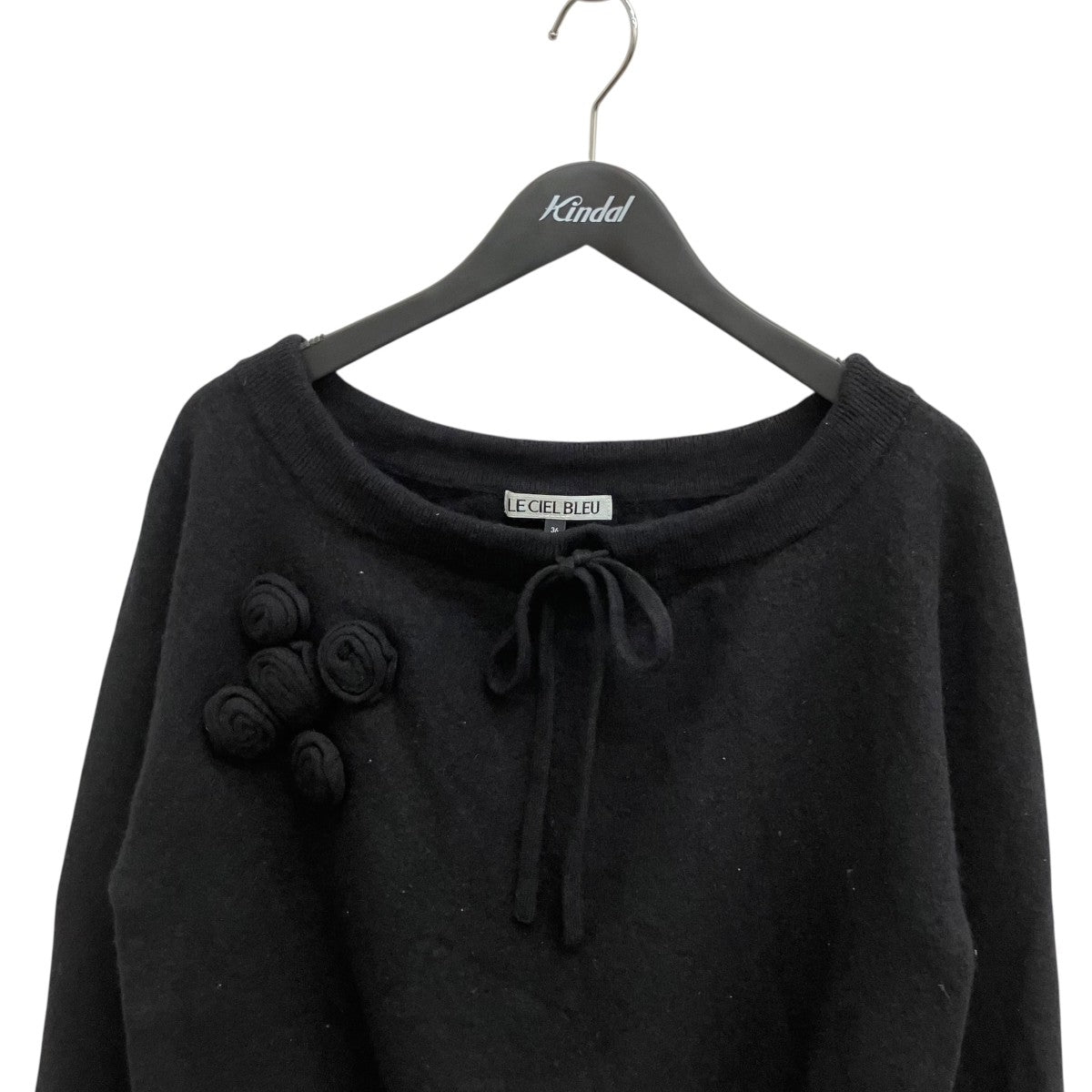 25AWGathered Neckline Pulloverニット27A6168