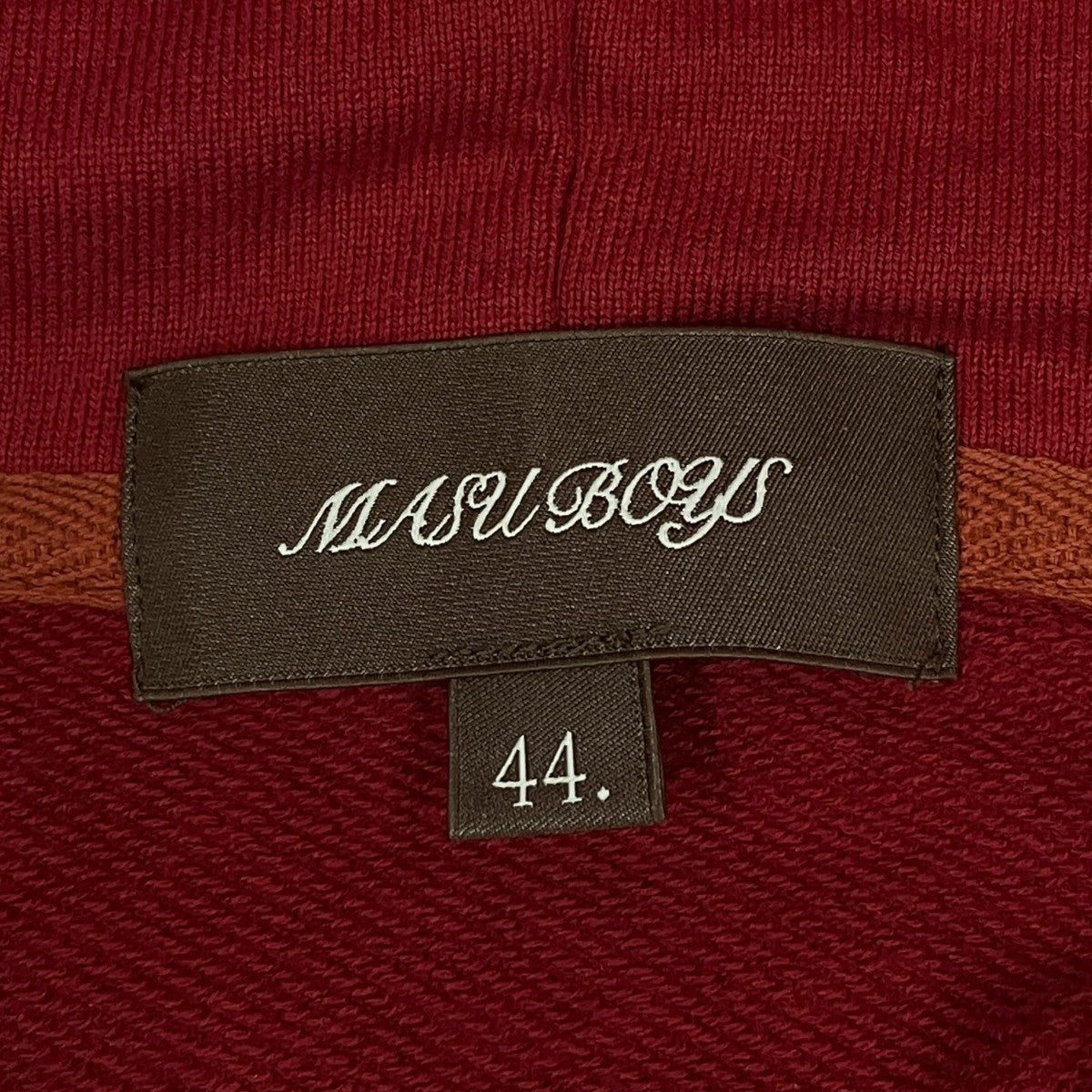 MASU MB ZIP-UP HOODIEパーカーB25F9CS001 古着・中古-6枚目のアイテム画像