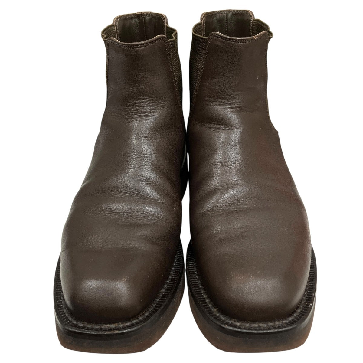 AURALEE LEATHER SQUARE BOOTSレザーブーツA21AS01FT 古着・中古-2枚目のアイテム画像