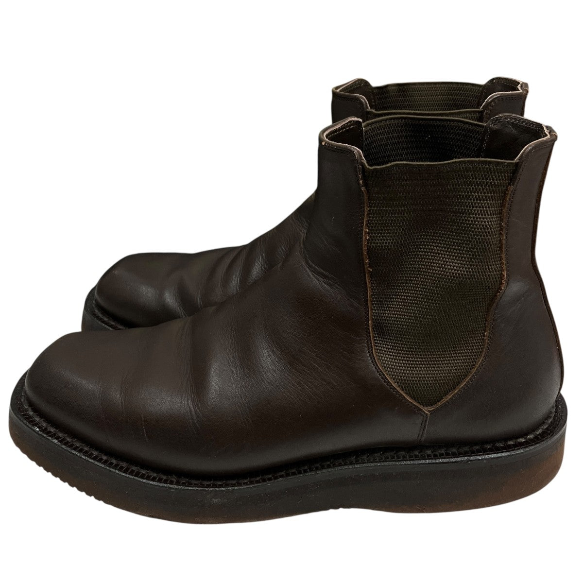 AURALEE LEATHER SQUARE BOOTSレザーブーツA21AS01FT 古着・中古-3枚目のアイテム画像
