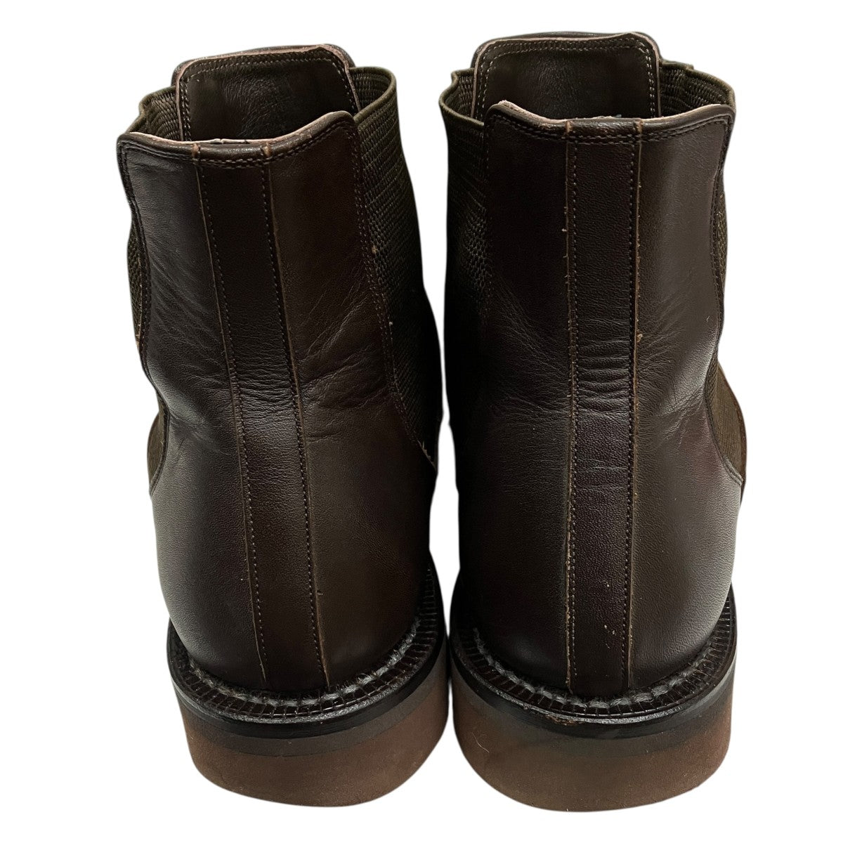 AURALEE LEATHER SQUARE BOOTSレザーブーツA21AS01FT 古着・中古-4枚目のアイテム画像