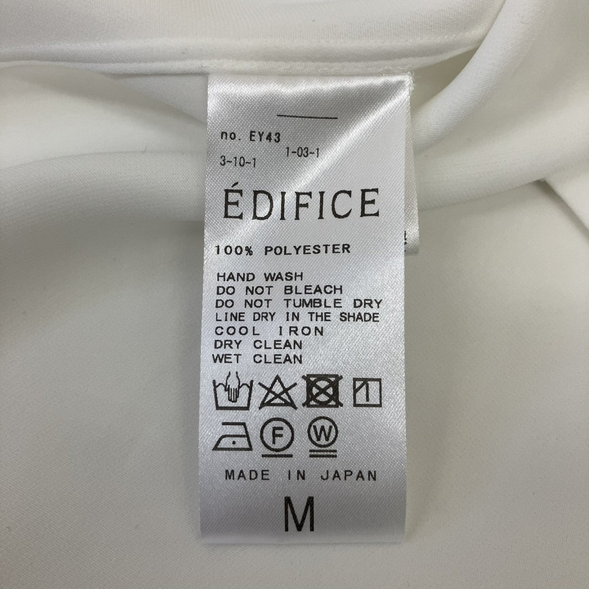 EDIFICE スタンドカラーシャツ24-050-300-6030-1 古着・中古-5枚目のアイテム画像