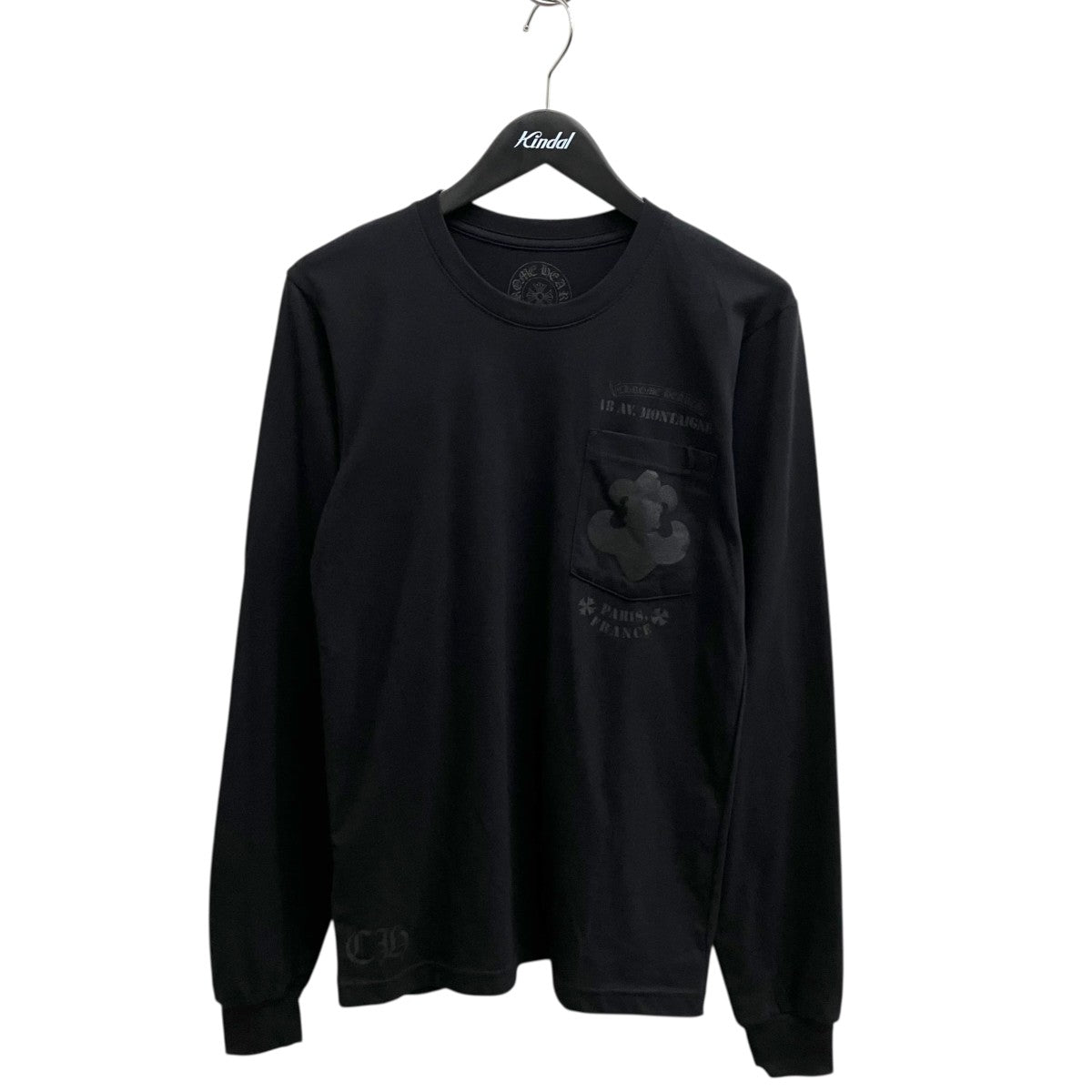 CHROME HEARTS PARIS 18 AV MONTAIGNE LS T-SHIRT長袖Tシャツ 古着・中古-1枚目のアイテム画像