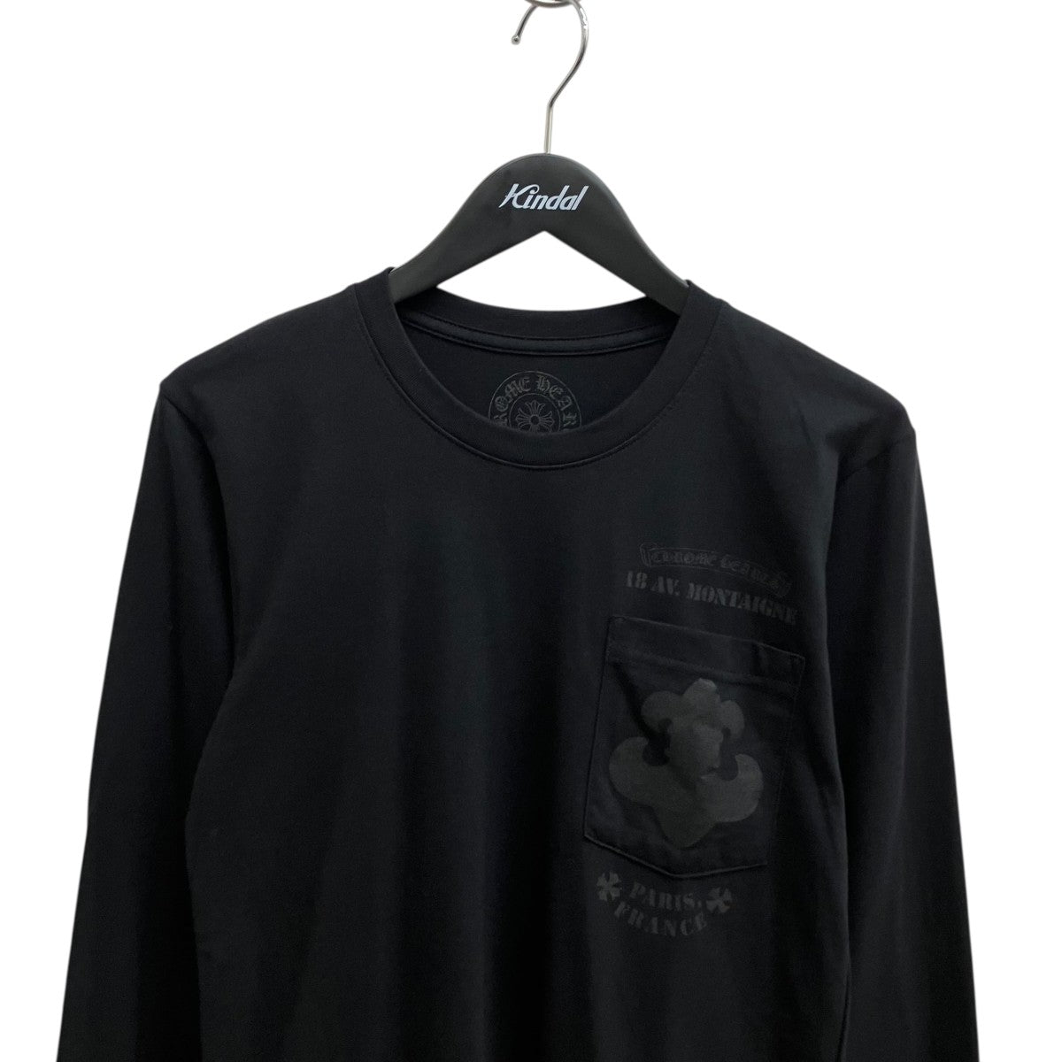 CHROME HEARTS PARIS 18 AV MONTAIGNE LS T-SHIRT長袖Tシャツ 古着・中古-3枚目のアイテム画像