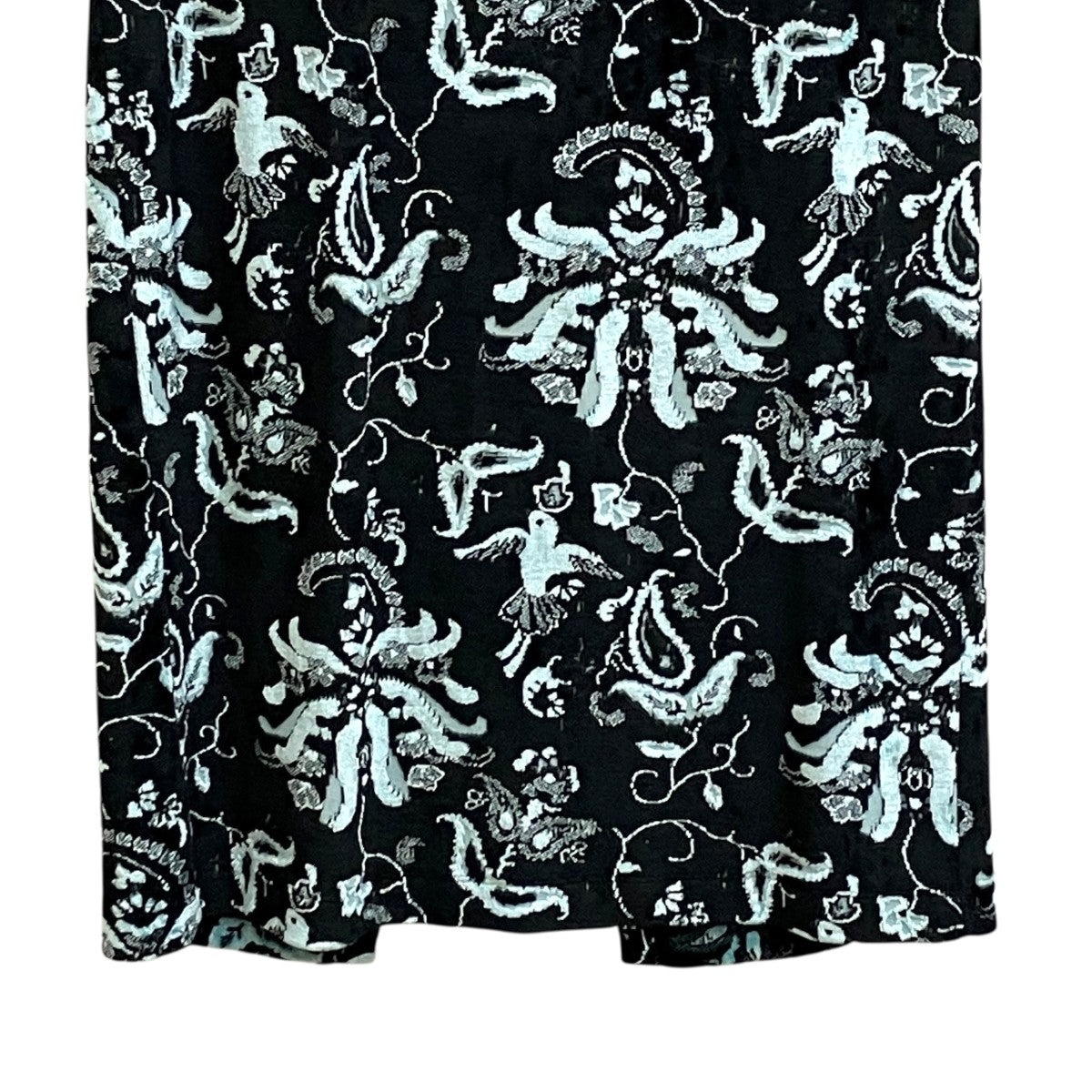 mame kurogouchi Velour Jersey I-Line Skirt花柄ロングスカートMM25FW-JS098 古着・中古-5枚目のアイテム画像
