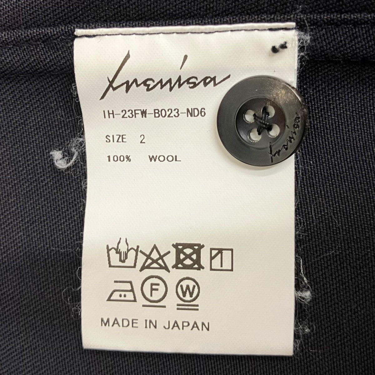 IRENISA 長袖シャツIH-23FW-B023-ND6 古着・中古-7枚目のアイテム画像