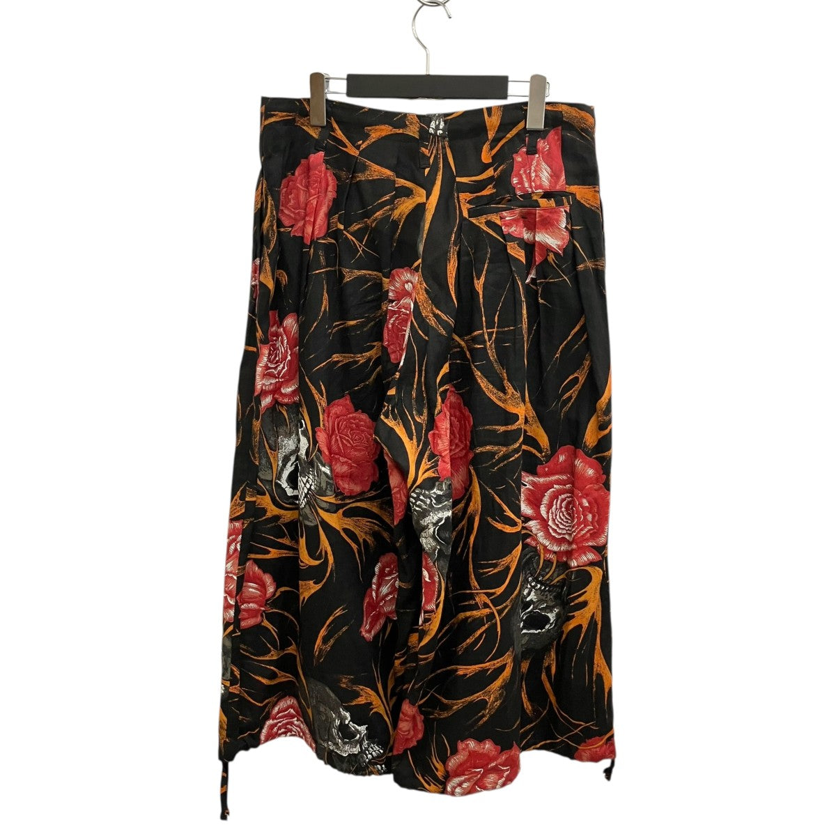 BLACK Scandal Yohji Yamamoto 19SSSkull Print Baloon PantsパンツHH-P93-310 古着・中古-2枚目のアイテム画像