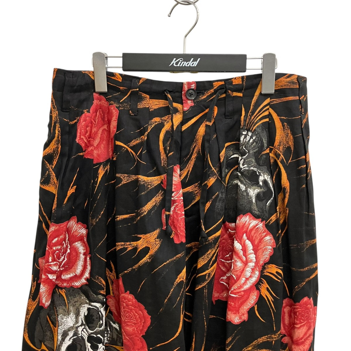 BLACK Scandal Yohji Yamamoto 19SSSkull Print Baloon PantsパンツHH-P93-310 古着・中古-3枚目のアイテム画像