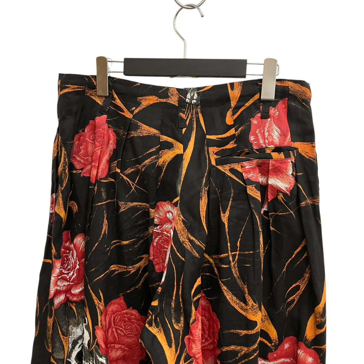 BLACK Scandal Yohji Yamamoto 19SSSkull Print Baloon PantsパンツHH-P93-310 古着・中古-4枚目のアイテム画像