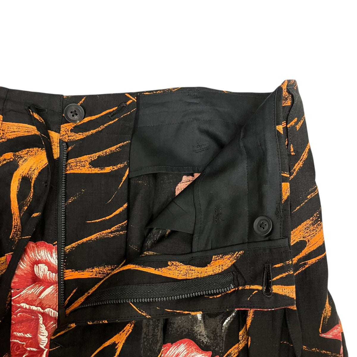 BLACK Scandal Yohji Yamamoto 19SSSkull Print Baloon PantsパンツHH-P93-310 古着・中古-6枚目のアイテム画像