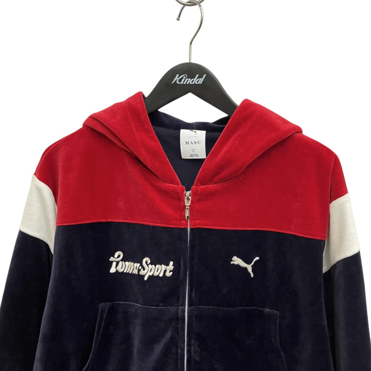 PUMA×MASU 25AWSHORT TRACK HOODIEパーカー636086 古着・中古-3枚目のアイテム画像