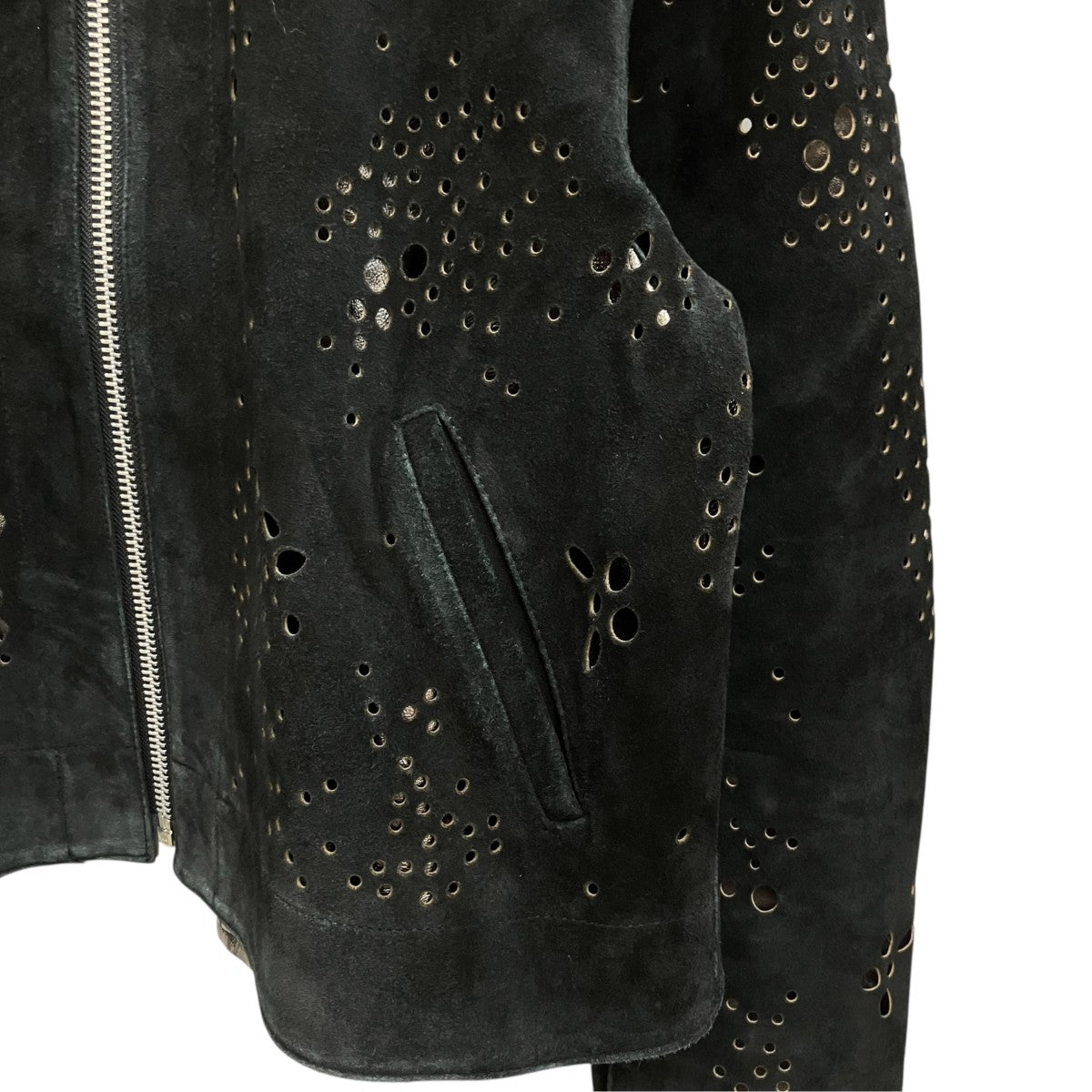 MASU GALAXY CUT LEATHER JACKETレザージャケットMFFW-BL0823 古着・中古-4枚目のアイテム画像
