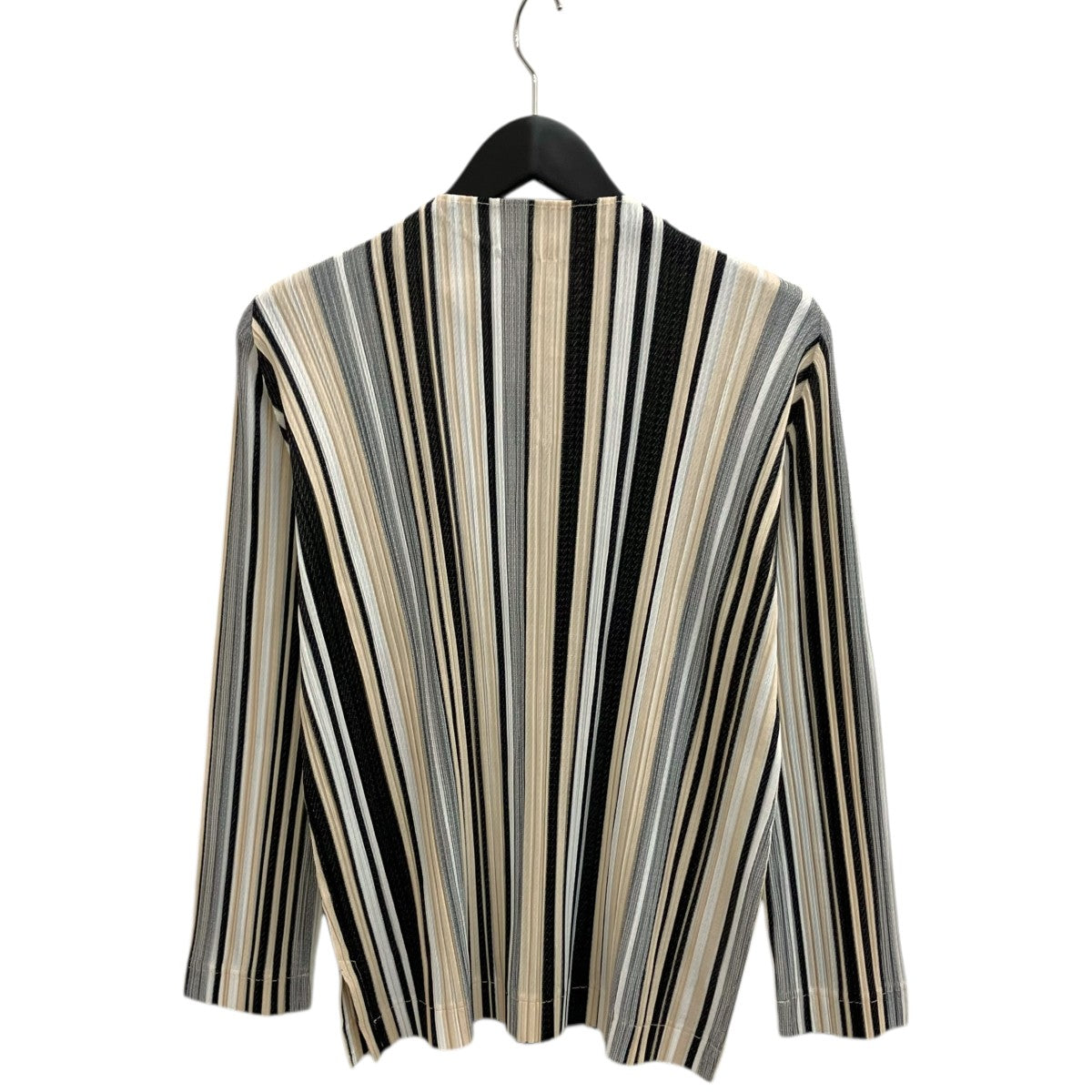 PLEATS PLEASE ストライプ長袖プリーツカットソーPP81-JK521 古着・中古-2枚目のアイテム画像
