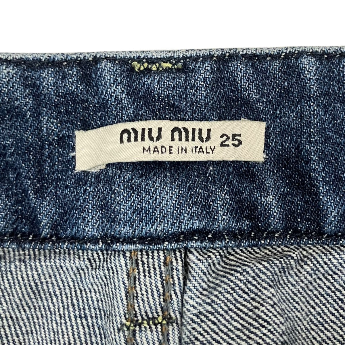 MIU MIU デニムパンツGWP223 1N3H 古着・中古-8枚目のアイテム画像